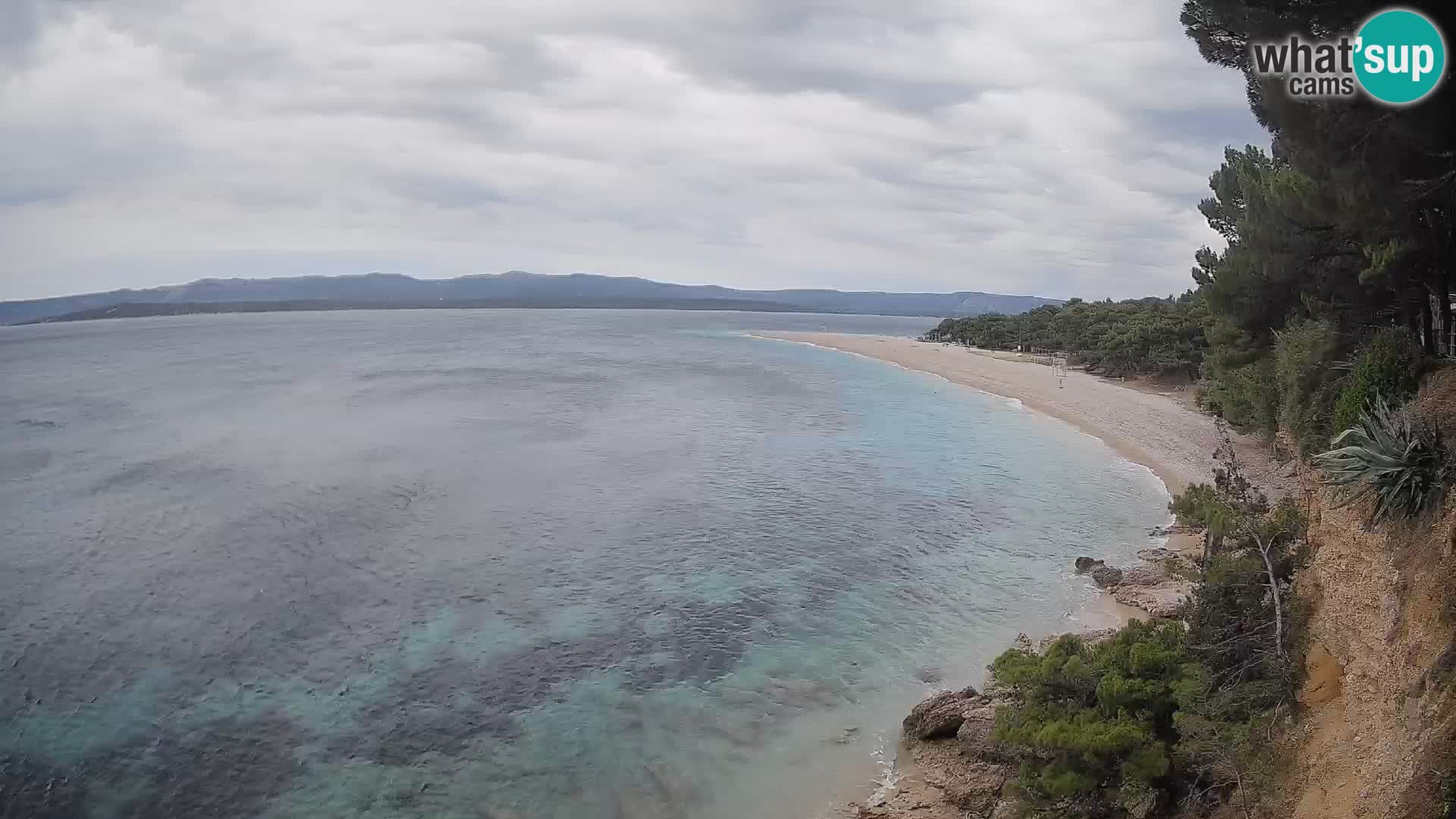 Web kamera Bol Zlatni Rat – Pogled uživo s otoka Brača