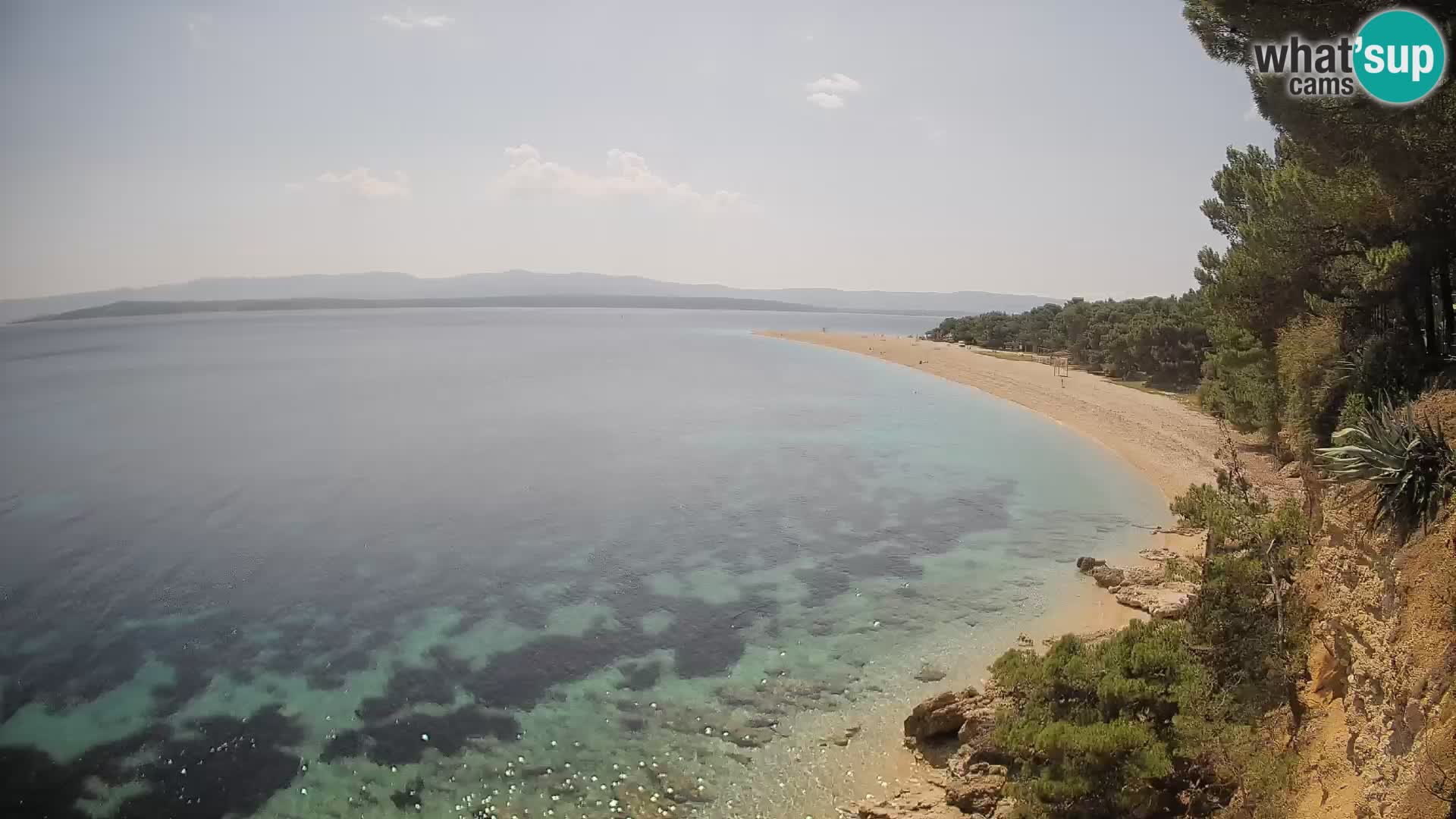 Web kamera Bol Zlatni Rat – Pogled uživo s otoka Brača