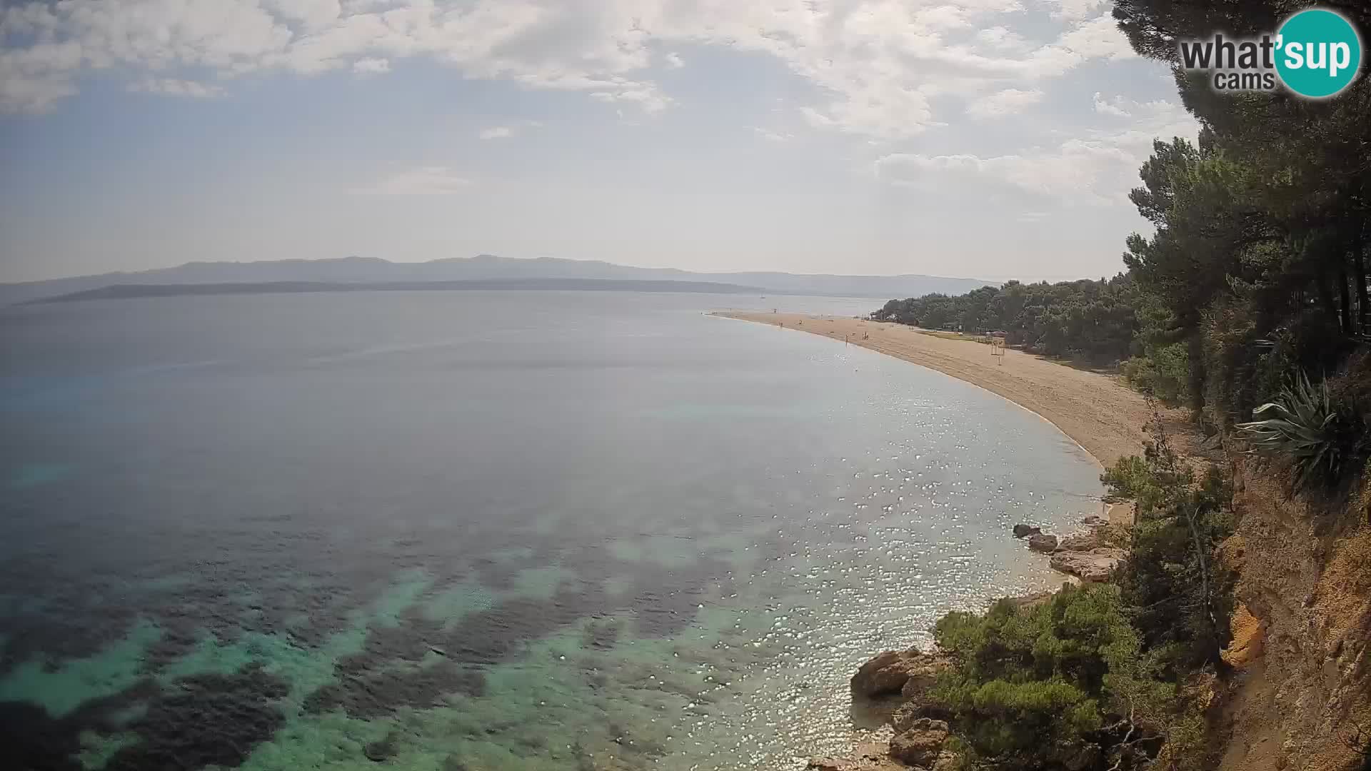 Web kamera Bol Zlatni Rat – Pogled uživo s otoka Brača
