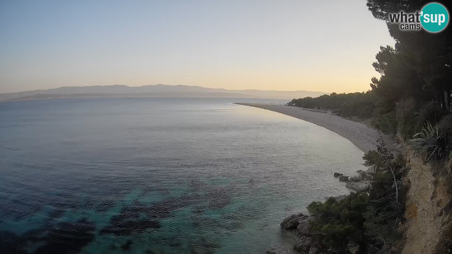 Webcam Zlatni Rat Bol – Liveblick vom berühmten Strand auf Brač