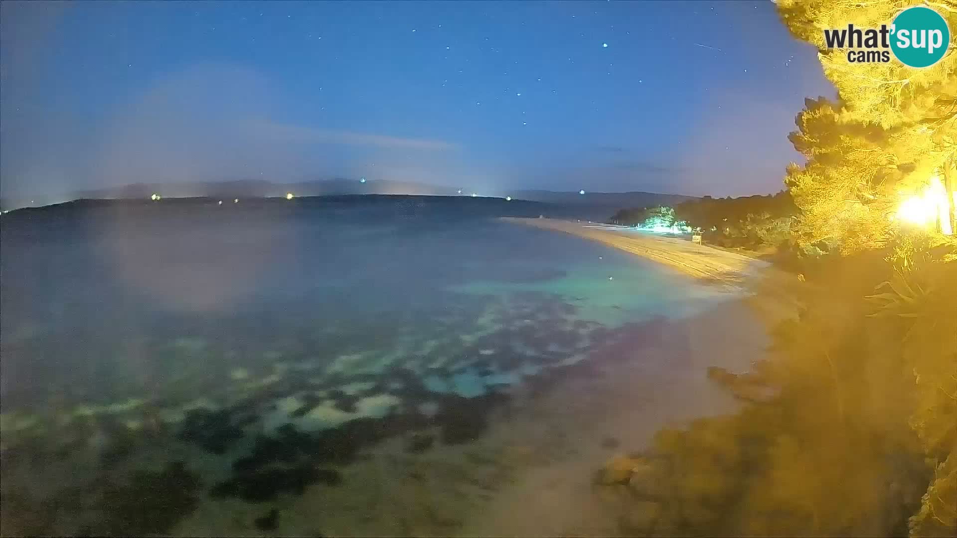 Webcam Zlatni Rat Bol – Liveblick vom berühmten Strand auf Brač