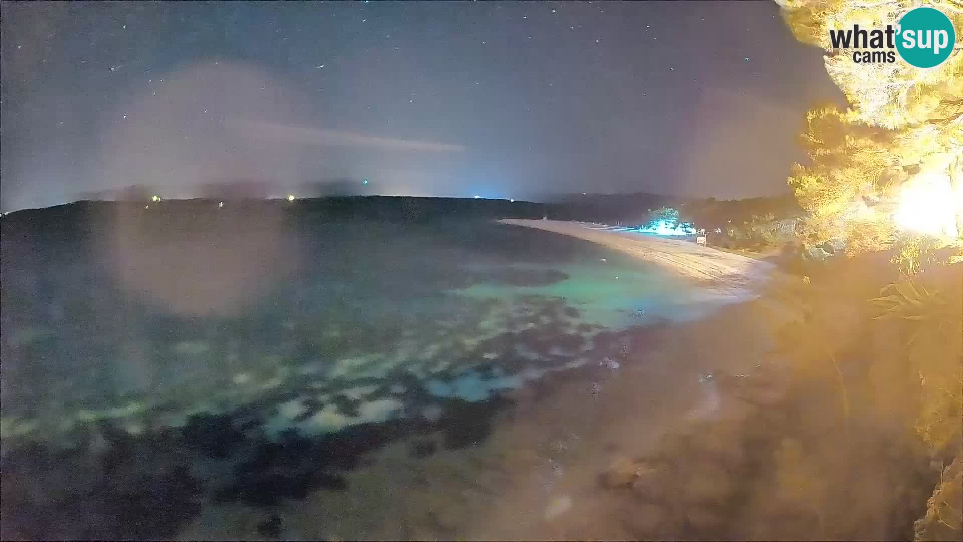 Webcam Bol Zlatni Rat – Vista en vivo desde la isla de Brač