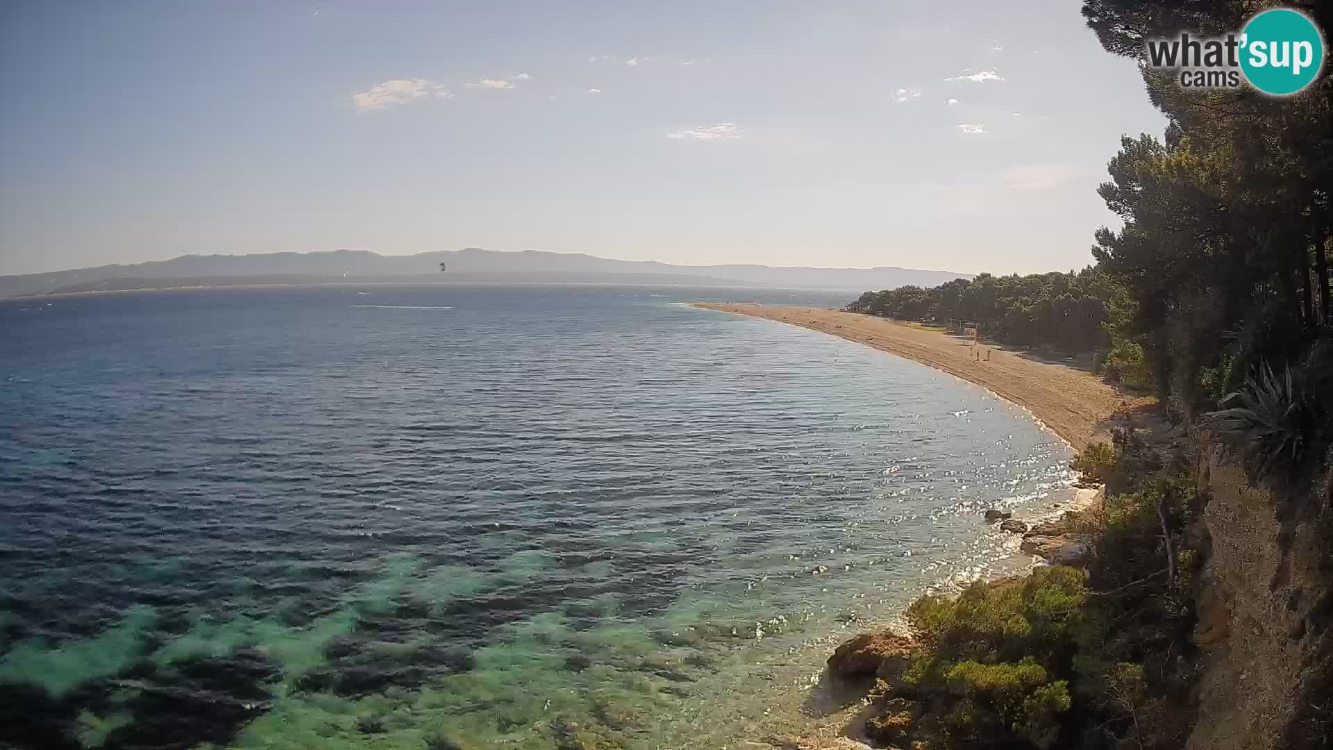 Web kamera Bol Zlatni Rat – Pogled uživo s otoka Brača