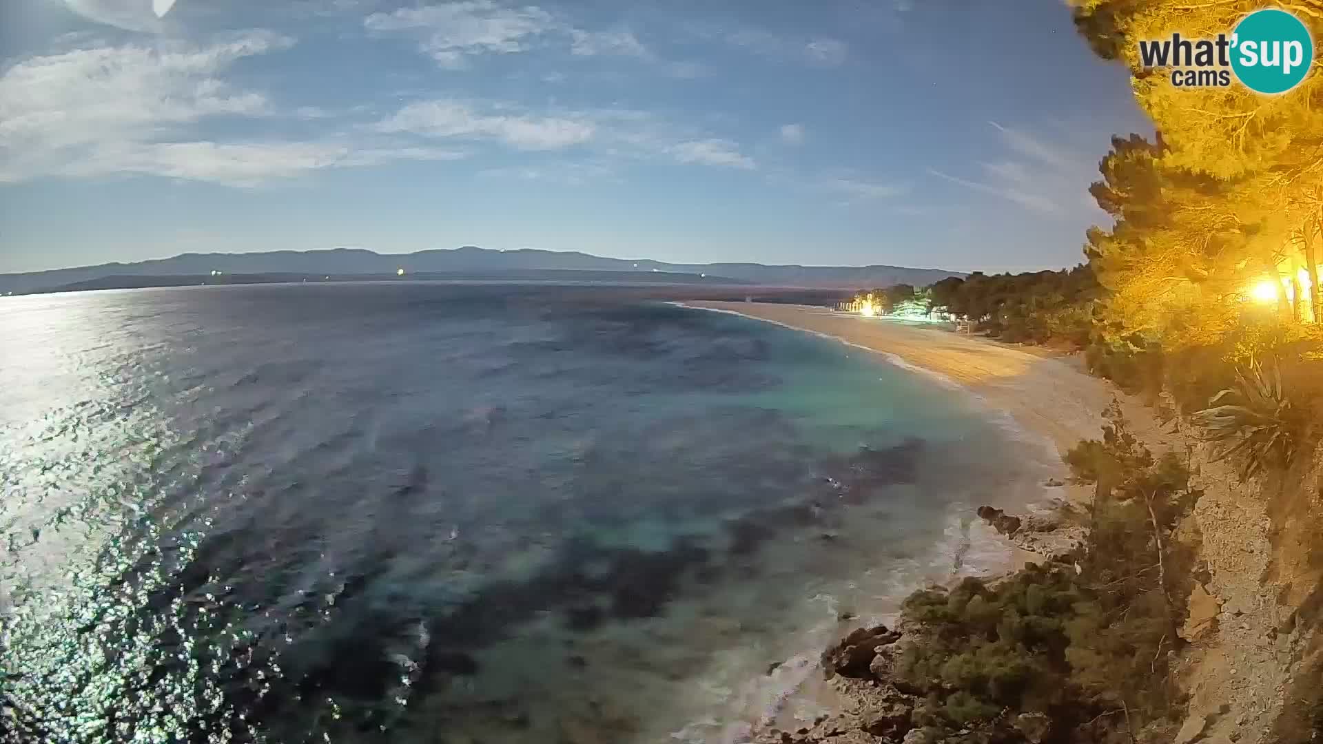 Webcam Bol Zlatni Rat – Vista en vivo desde la isla de Brač