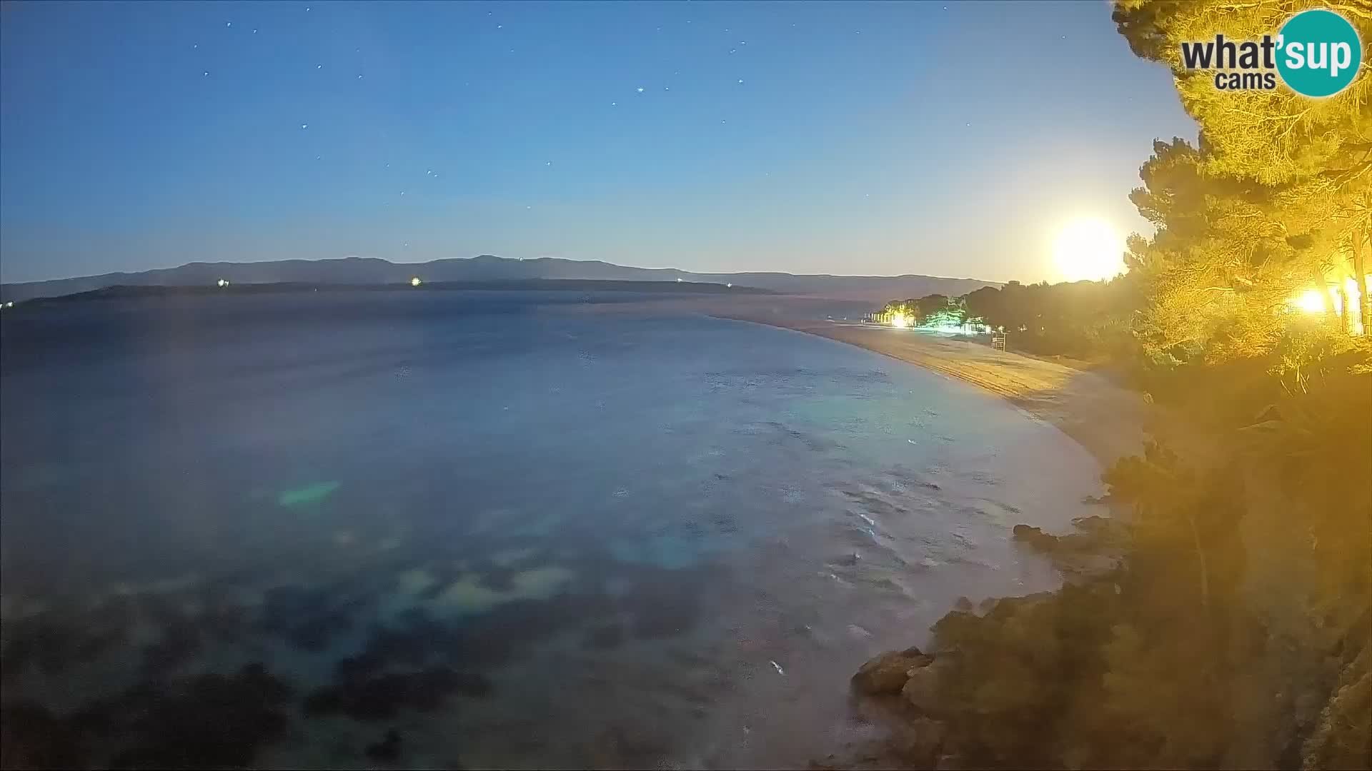 Webcam Bol Zlatni Rat – Vista en vivo desde la isla de Brač