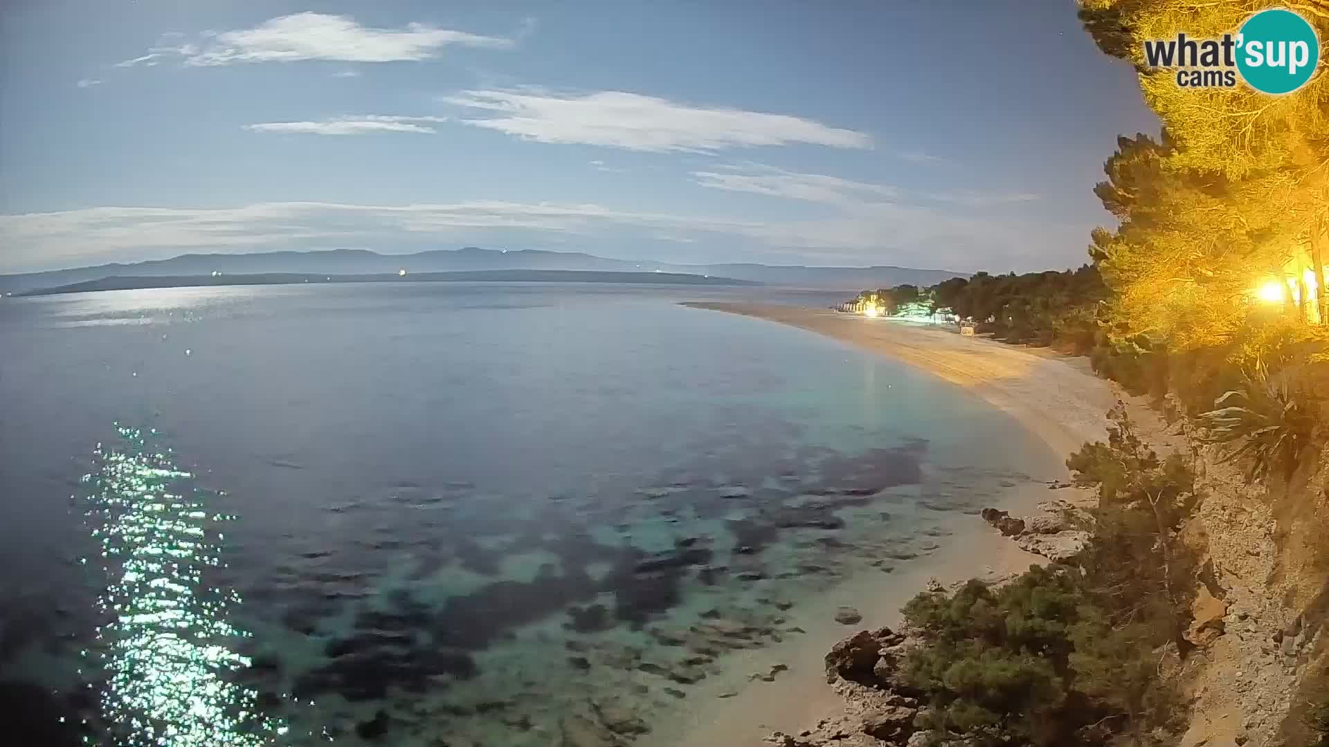Webcam Zlatni Rat Bol – Liveblick vom berühmten Strand auf Brač