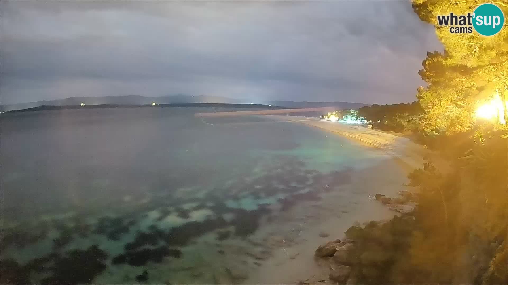 Webcam Bol Zlatni Rat – Vista en vivo desde la isla de Brač