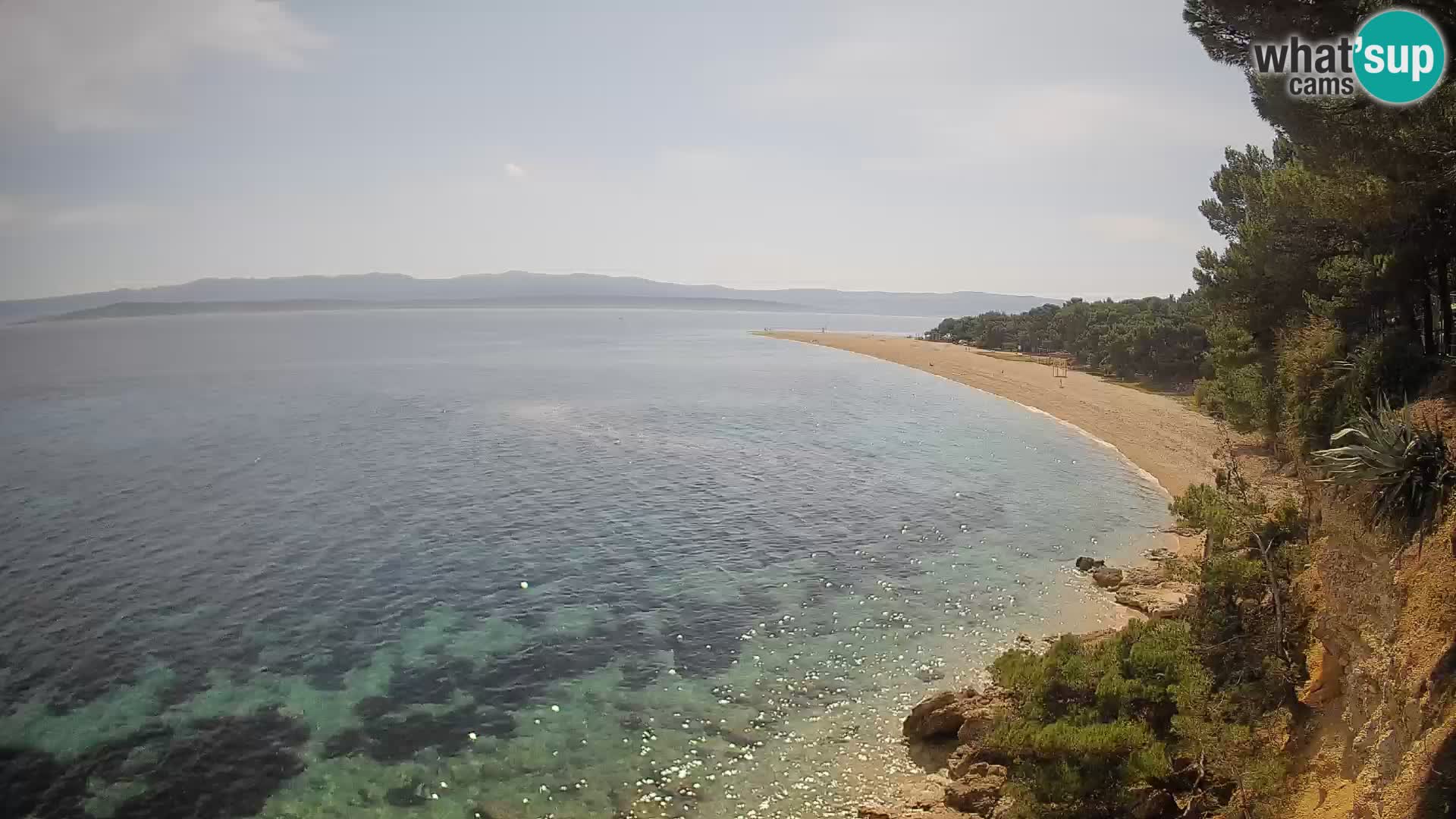 Webcam Bol Zlatni Rat – Vue en direct depuis l’île de Brač