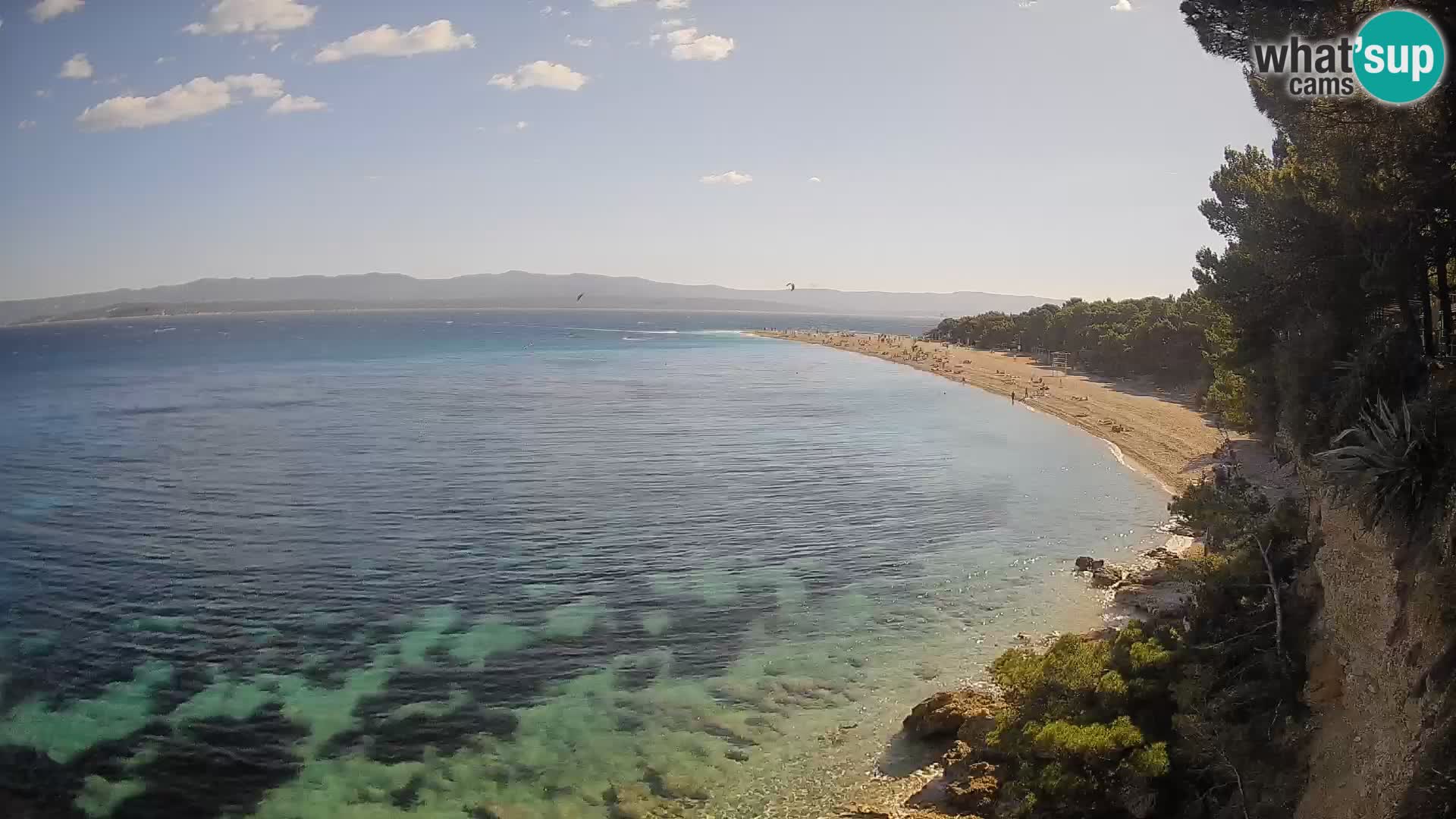 Webcam Bol Zlatni Rat – Vue en direct depuis l’île de Brač