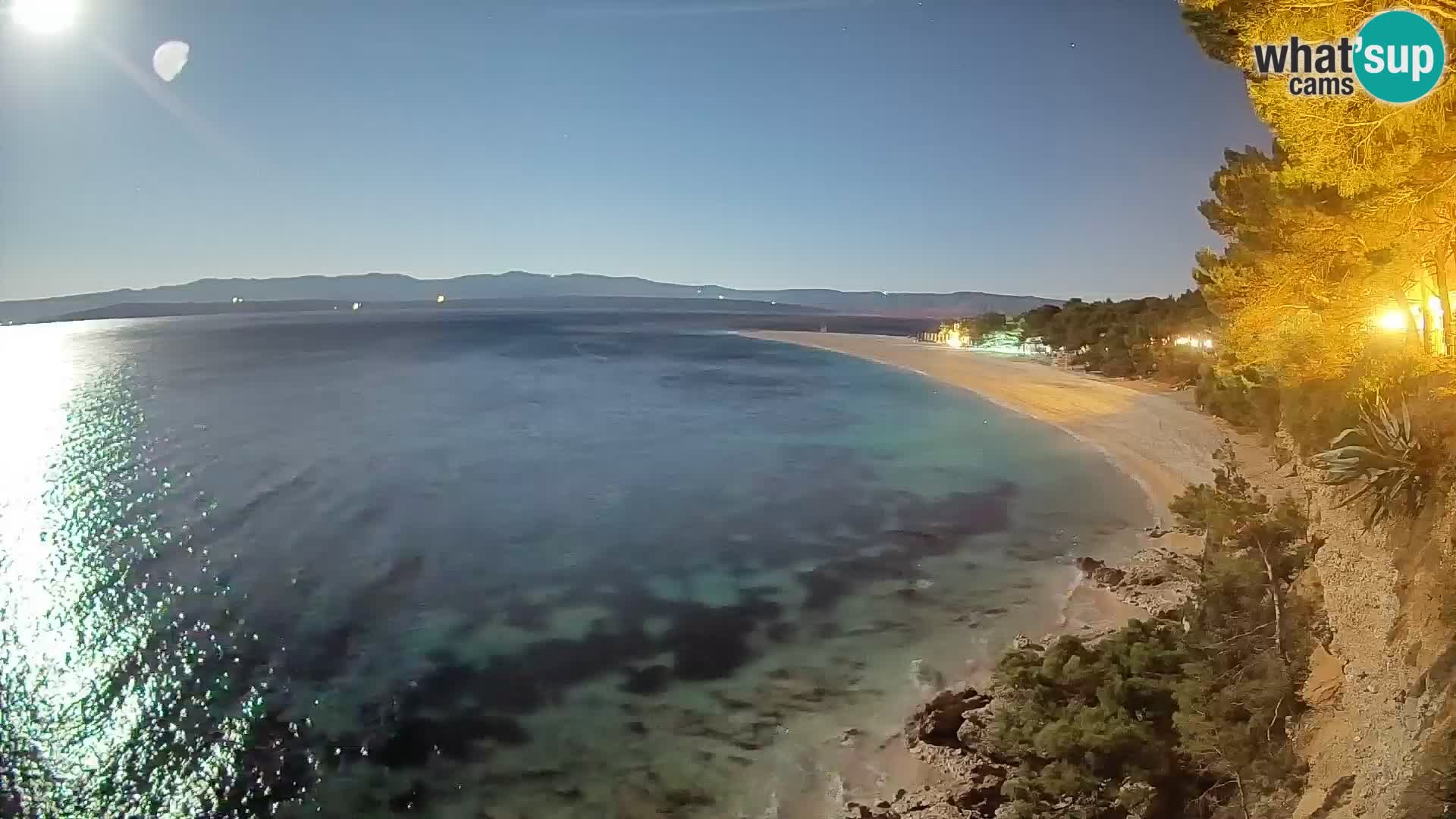 Webcam Zlatni Rat Bol – Liveblick vom berühmten Strand auf Brač