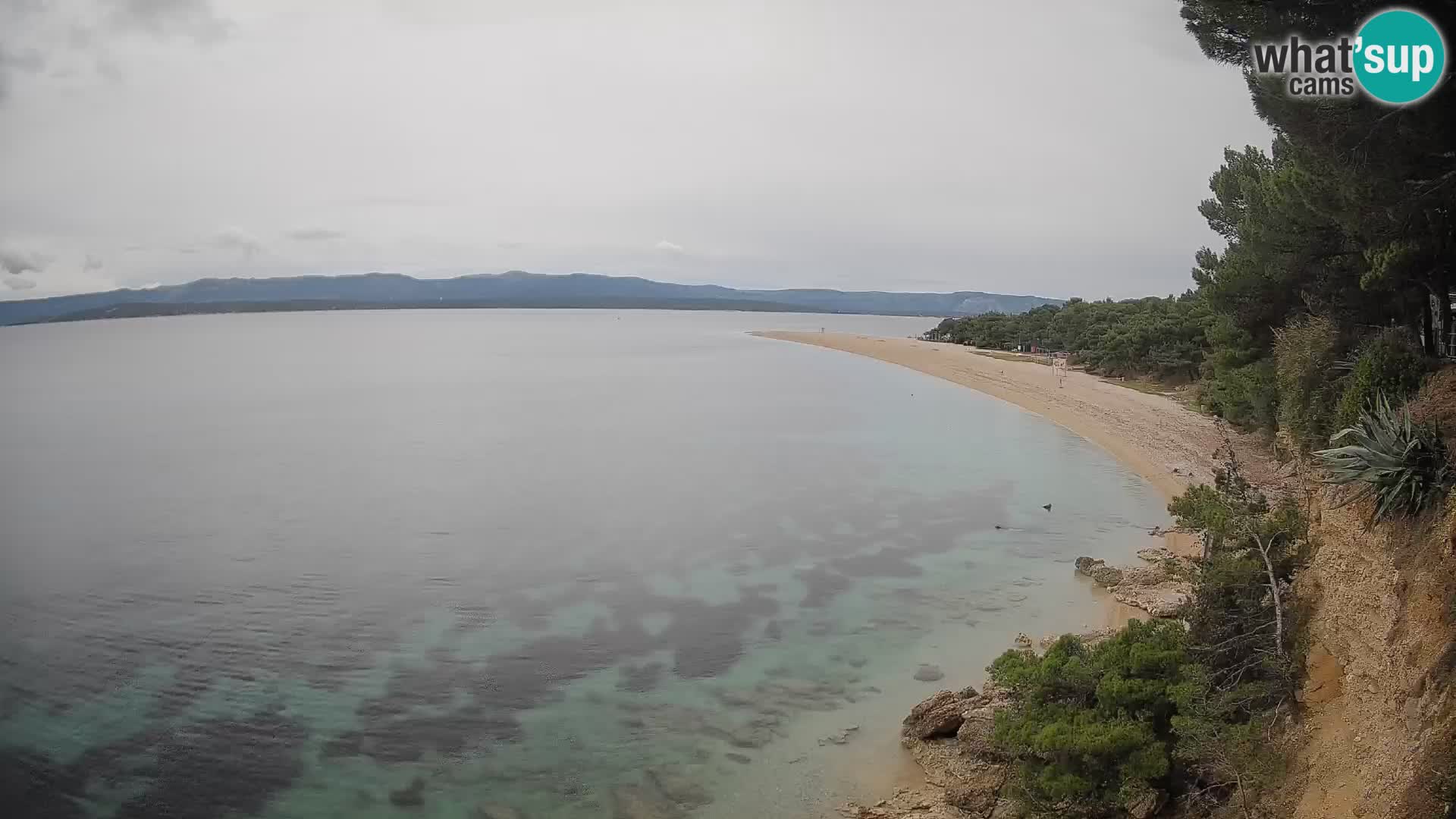 Web kamera Bol Zlatni Rat – Pogled uživo s otoka Brača