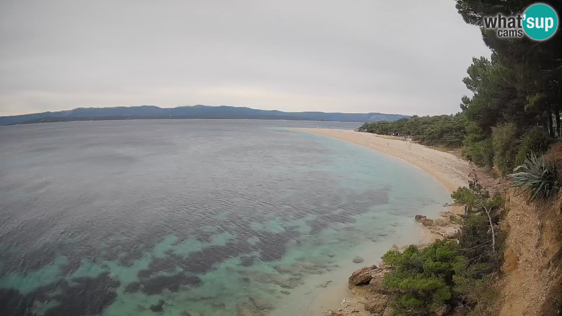 Web kamera Bol Zlatni Rat – Pogled uživo s otoka Brača