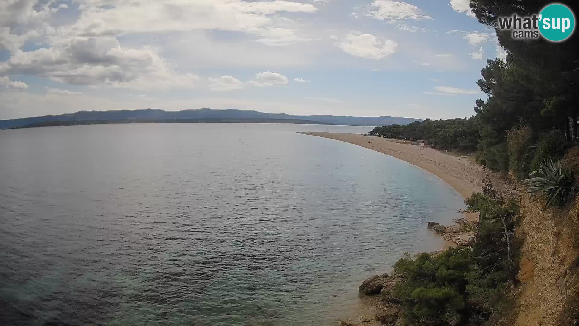 Web kamera Bol Zlatni Rat – Pogled uživo s otoka Brača