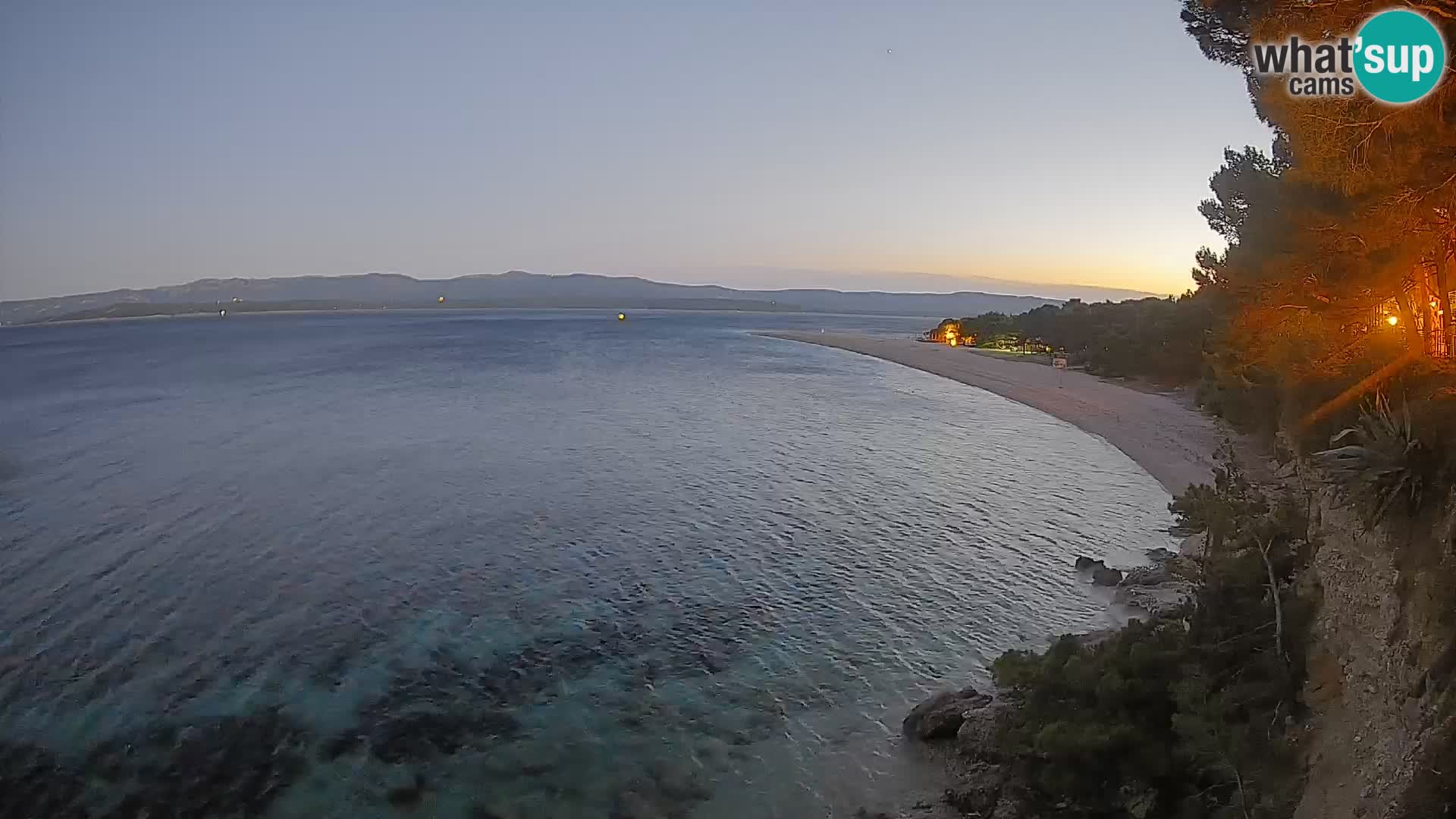 Webcam Zlatni Rat Bol – Liveblick vom berühmten Strand auf Brač