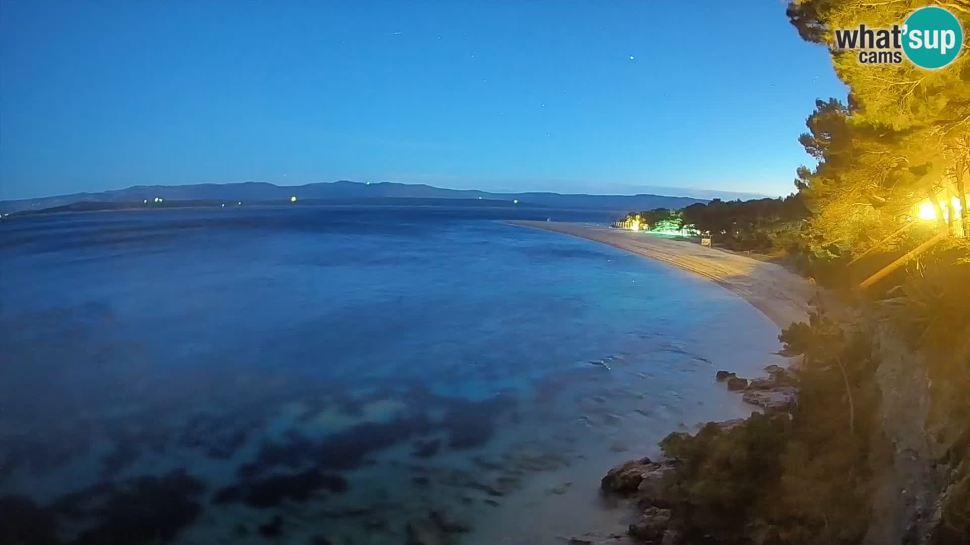 Webcam Zlatni Rat Bol – Liveblick vom berühmten Strand auf Brač