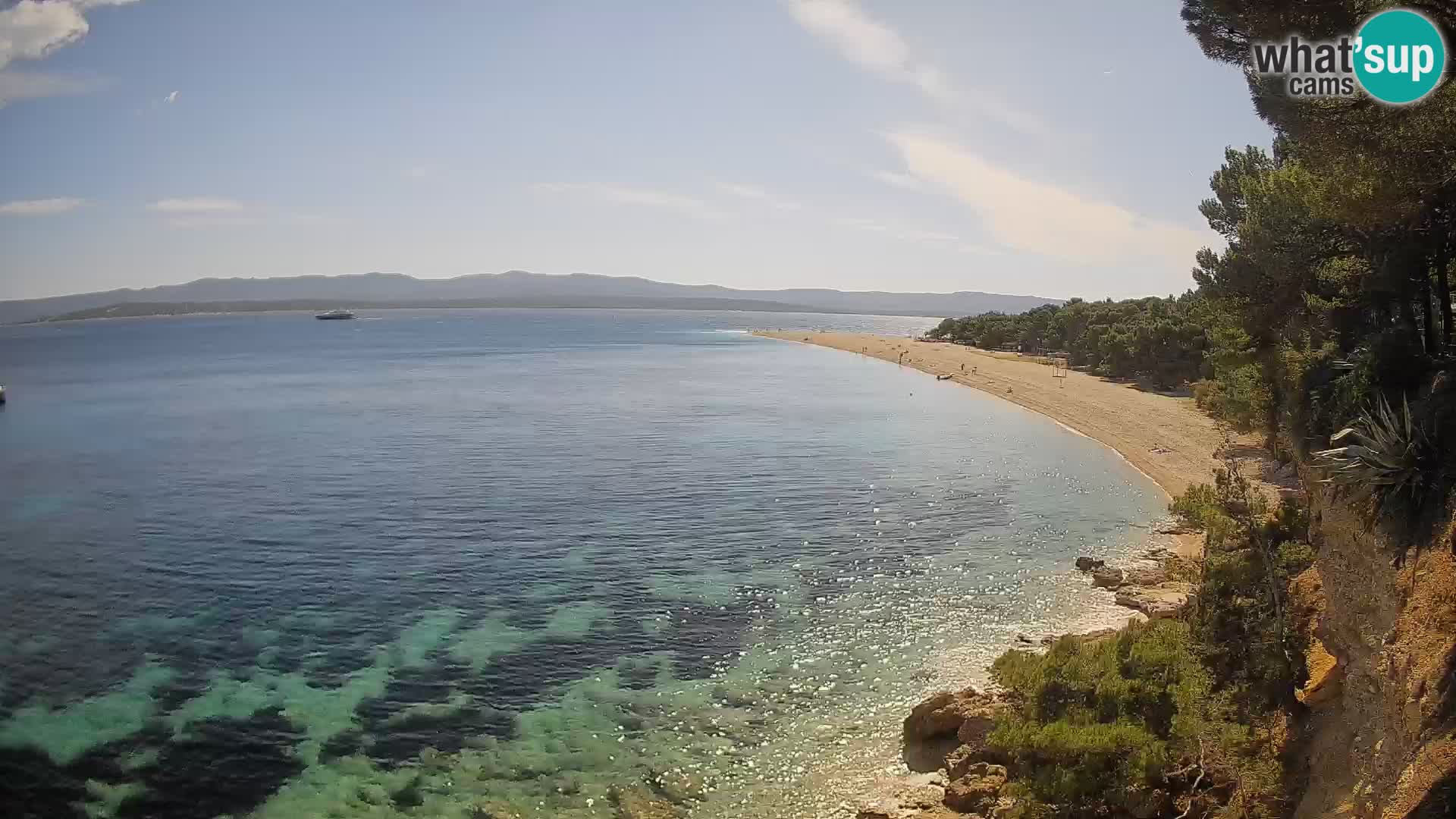 Webcam Bol Zlatni Rat – Vue en direct depuis l’île de Brač