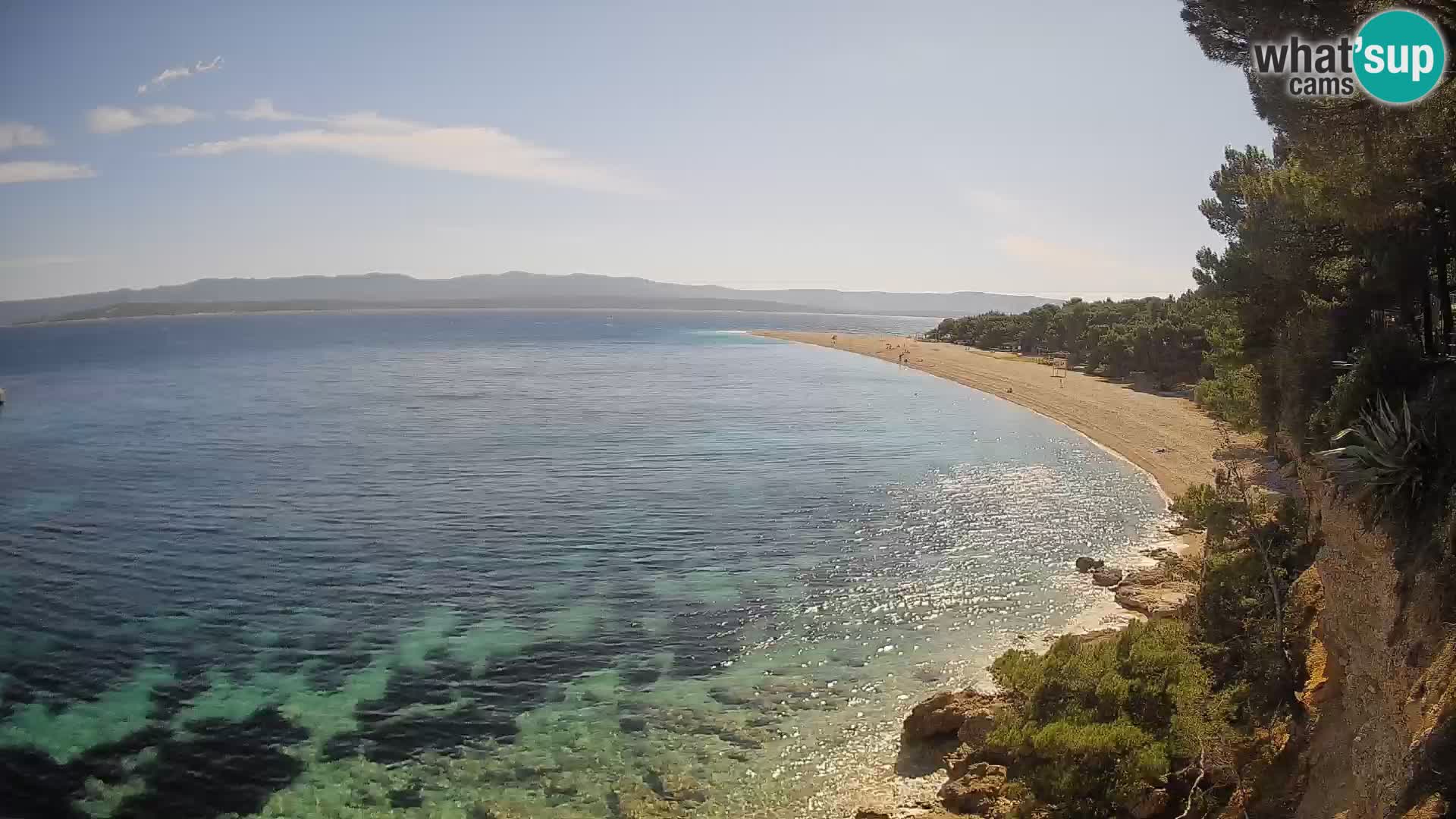 Webcam Bol Zlatni Rat – Vue en direct depuis l’île de Brač