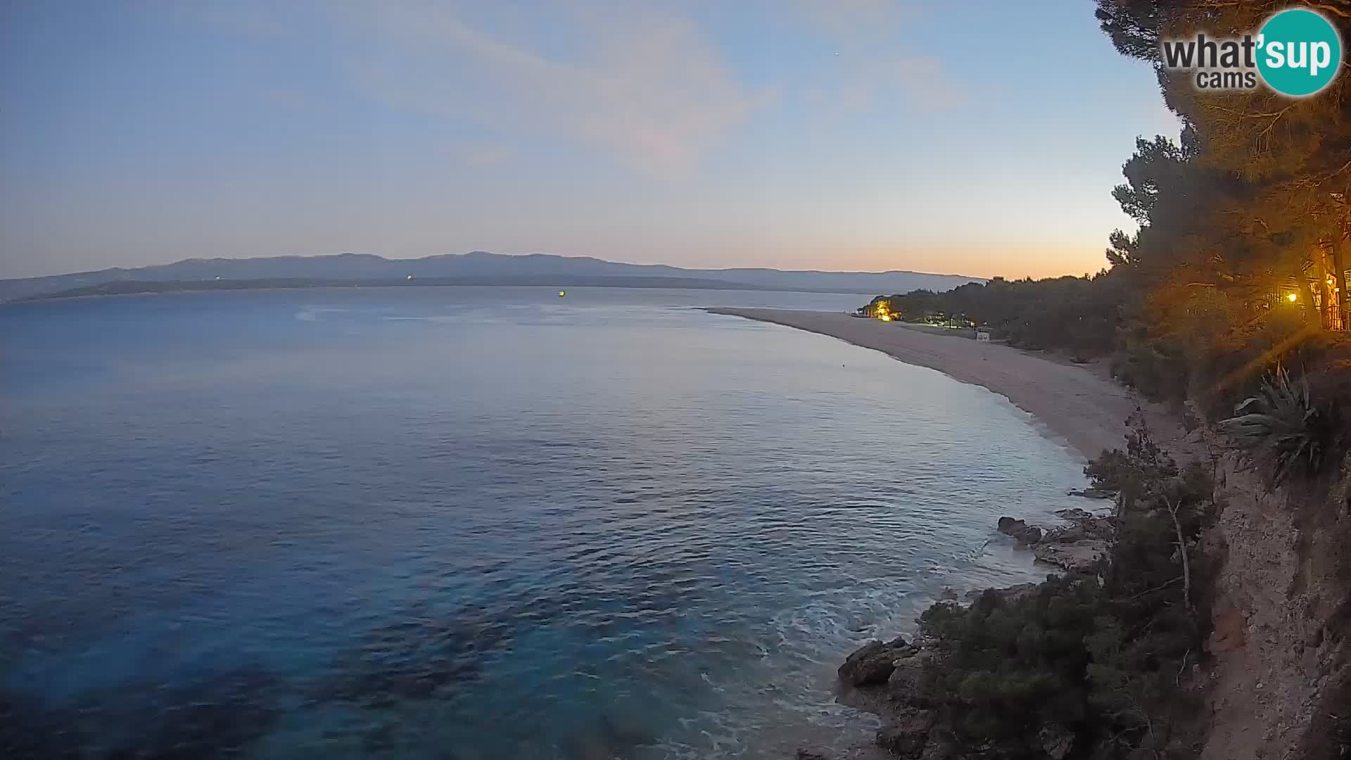 Webcam Bol Zlatni Rat – Vista en vivo desde la isla de Brač