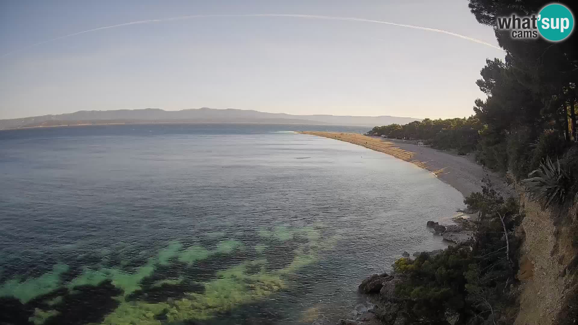 Web kamera Bol Zlatni Rat – Pogled uživo s otoka Brača