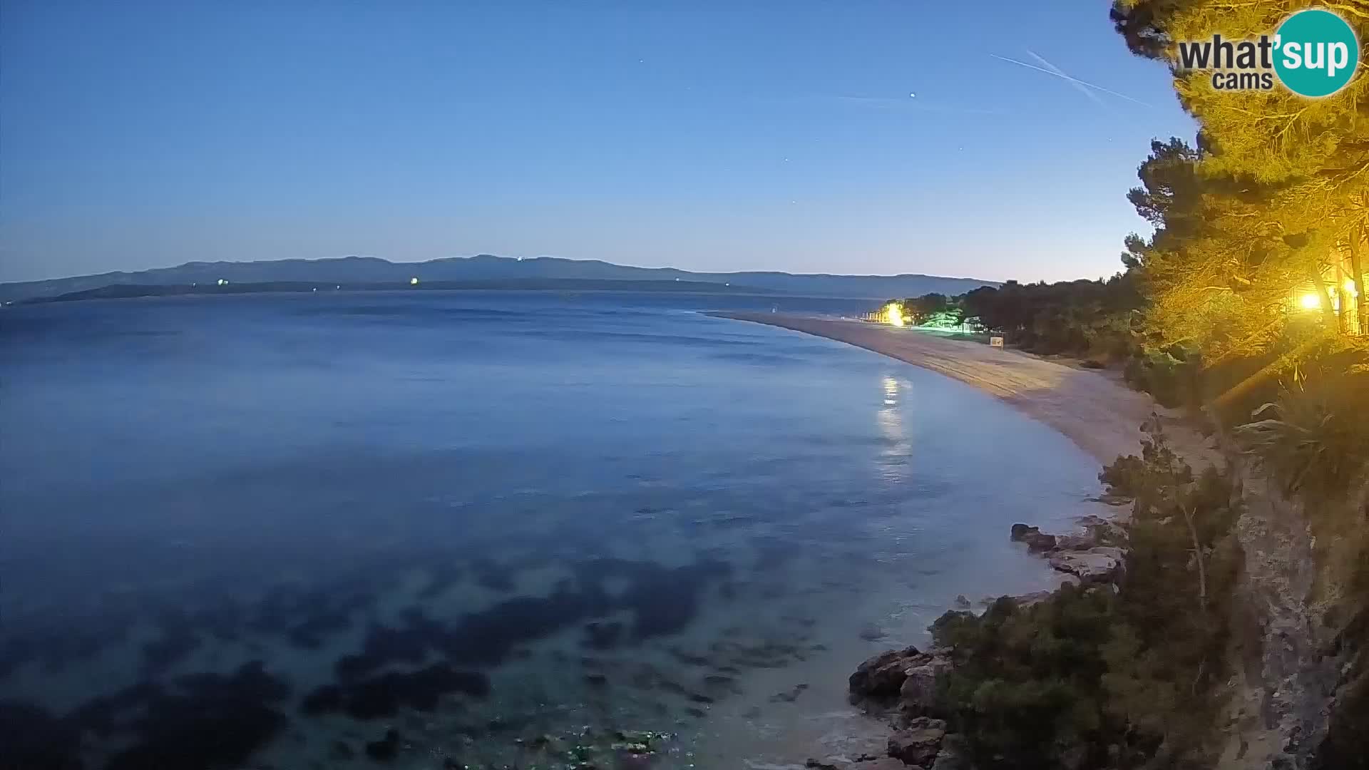 Webcam Zlatni Rat Bol – Liveblick vom berühmten Strand auf Brač