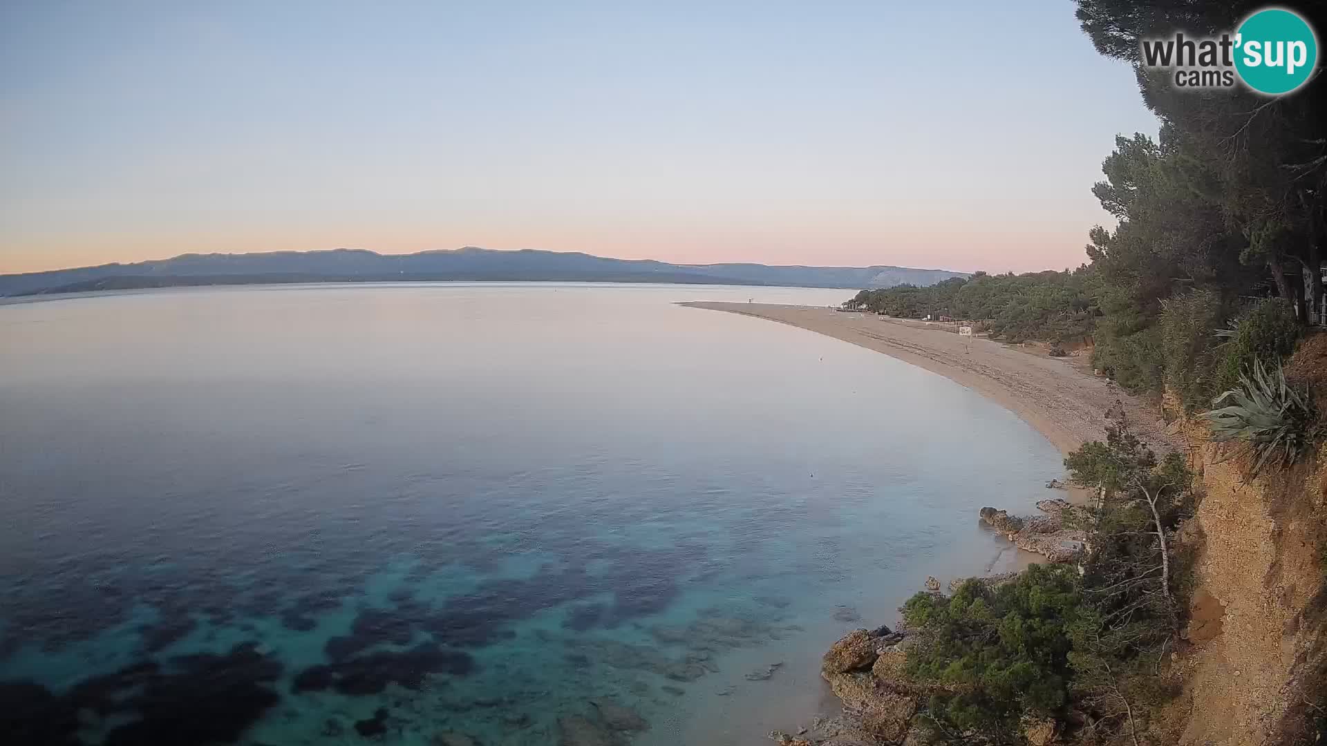 Webcam Zlatni Rat Bol – Liveblick vom berühmten Strand auf Brač