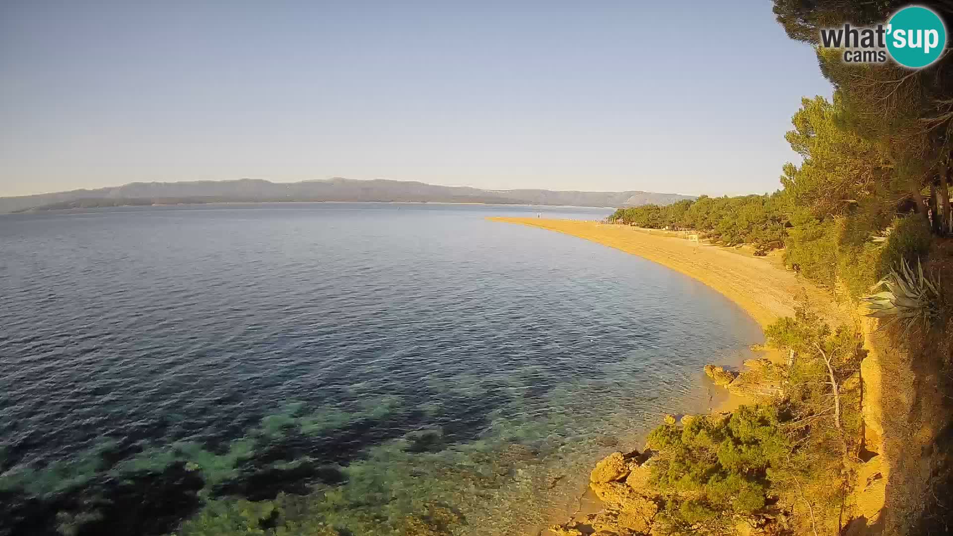 Webcam Bol Zlatni Rat – Vue en direct depuis l’île de Brač