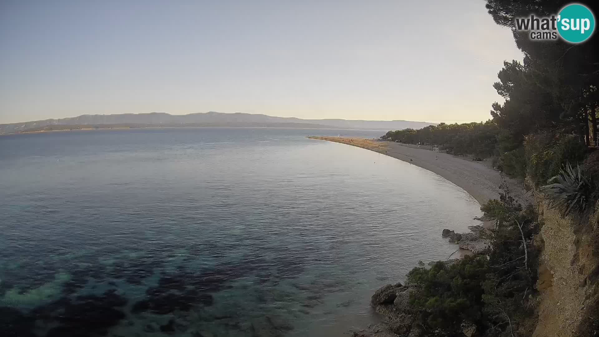 Webcam Bol Zlatni Rat – Vista en vivo desde la isla de Brač