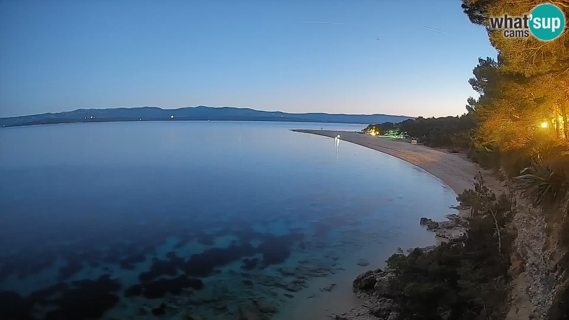 Webcam Bol Zlatni Rat – Vista en vivo desde la isla de Brač