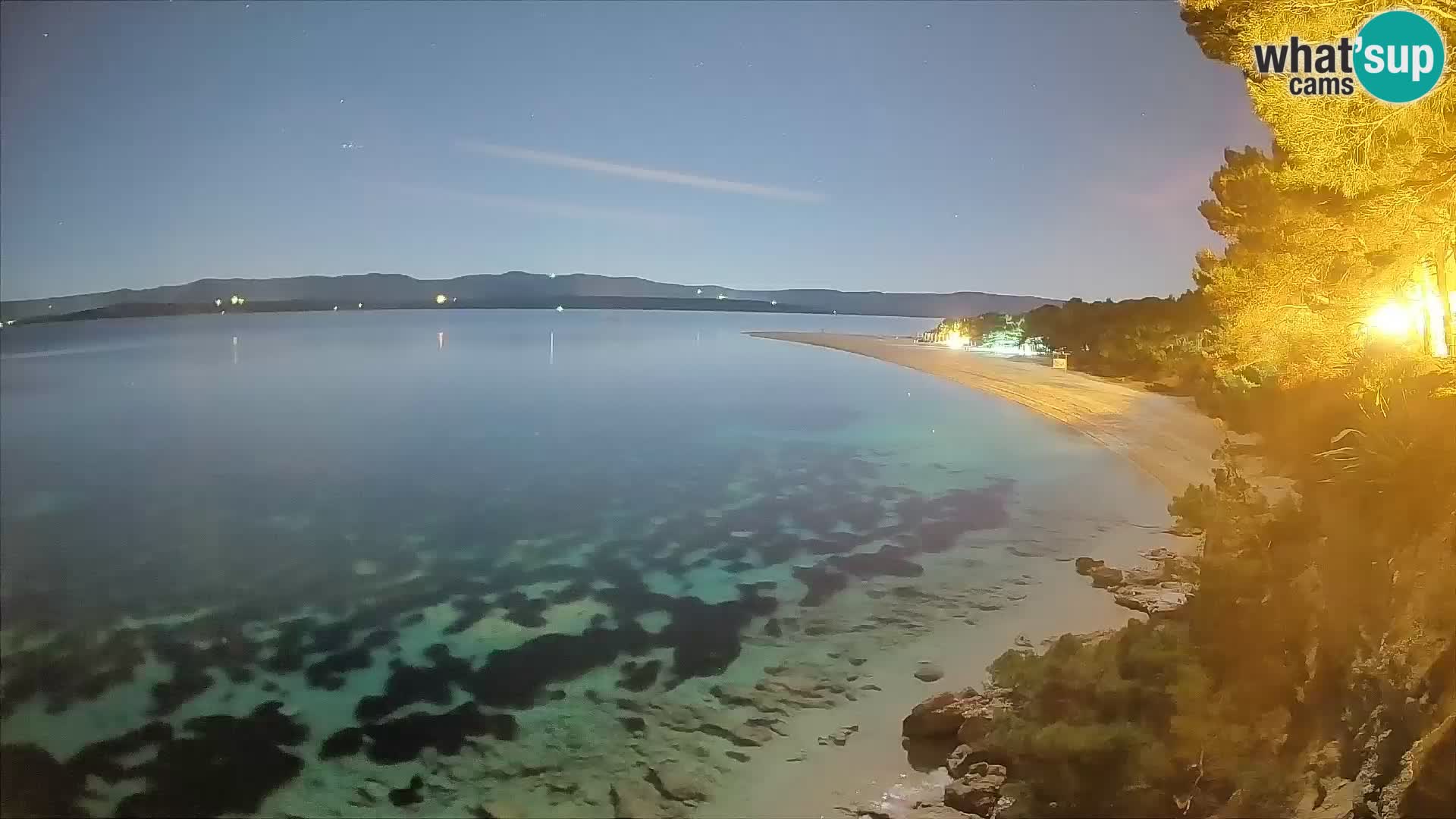 Webcam Zlatni Rat Bol – Liveblick vom berühmten Strand auf Brač