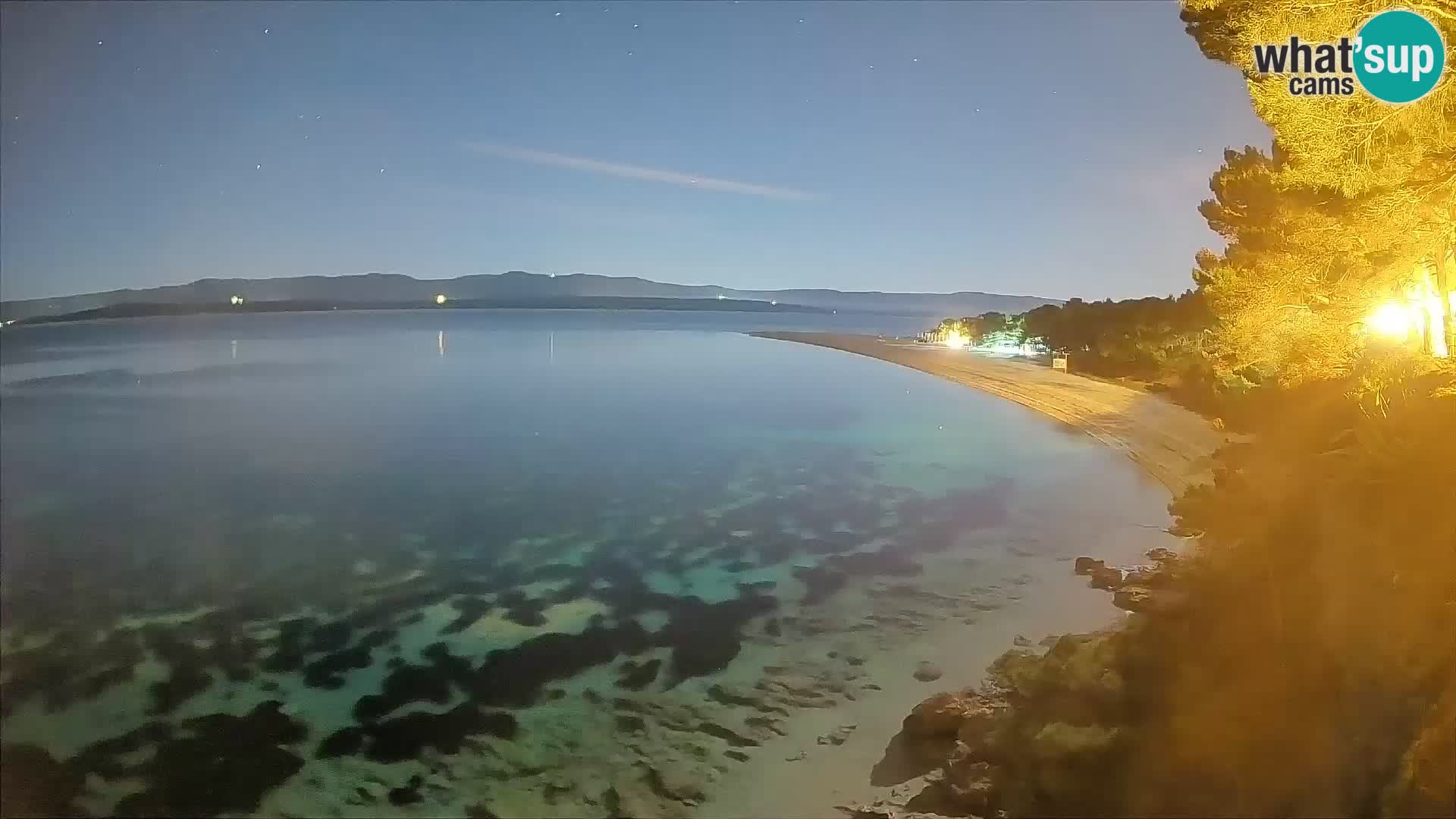 Webcam Zlatni Rat Bol – Liveblick vom berühmten Strand auf Brač