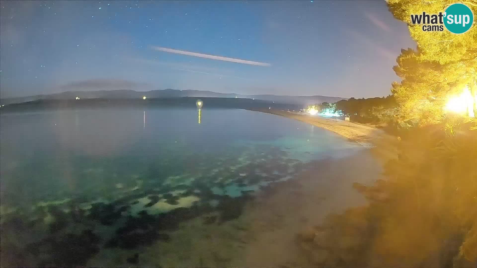 Webcam Bol Zlatni Rat – Vista en vivo desde la isla de Brač
