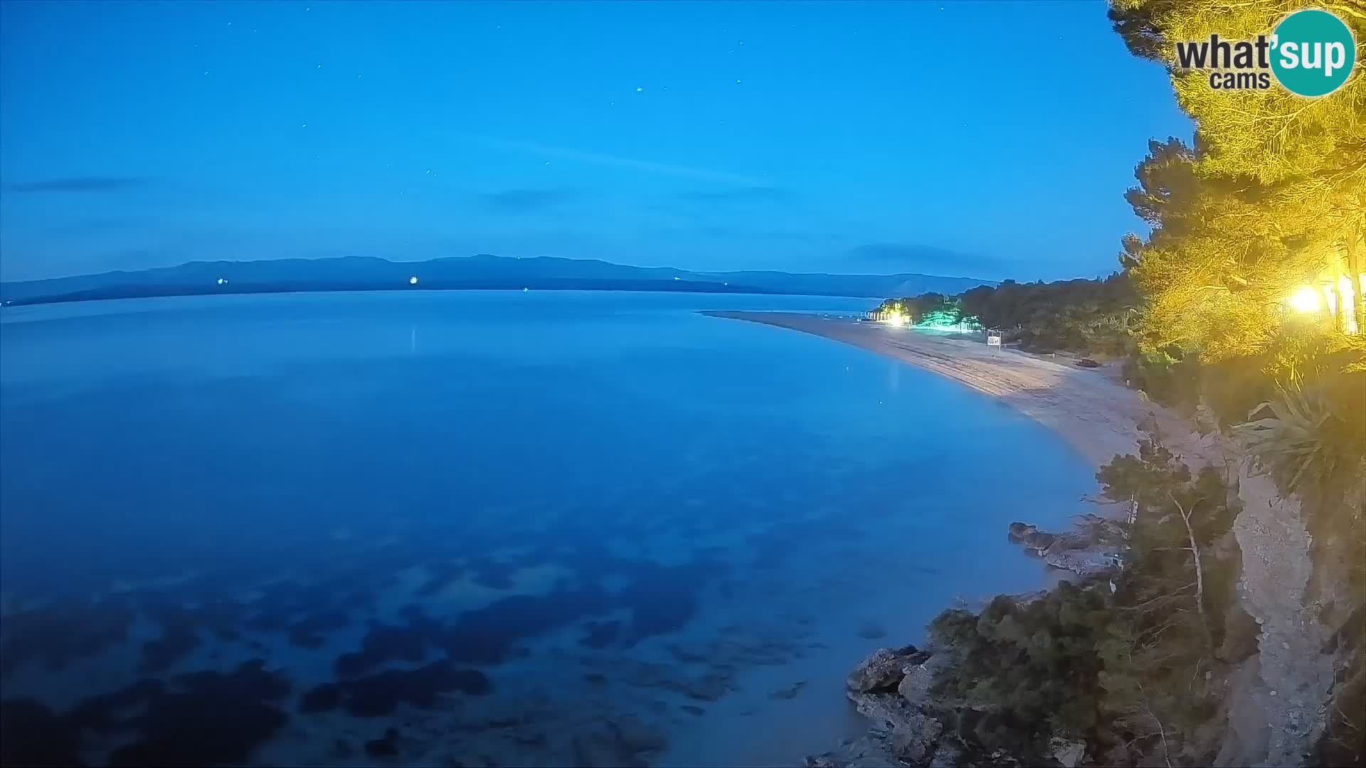 Webcam Bol Zlatni Rat – Vista en vivo desde la isla de Brač