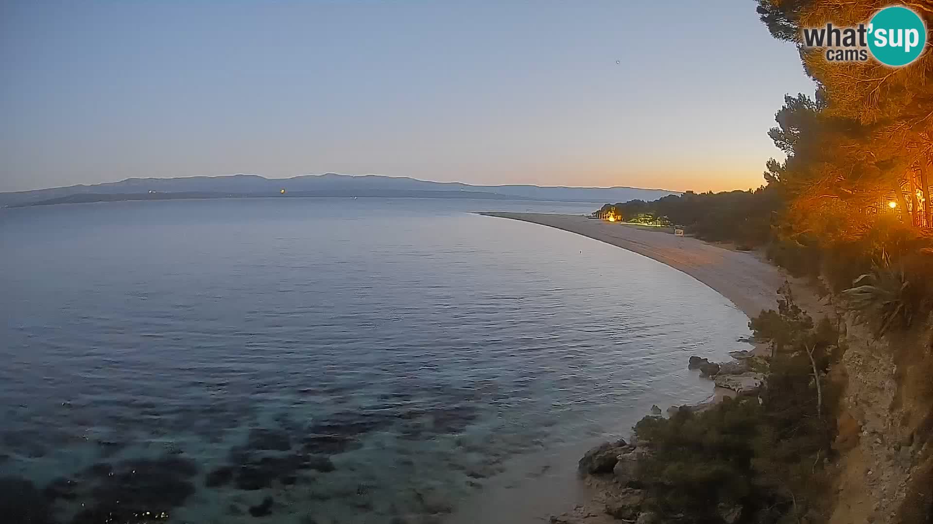 Webcam Zlatni Rat Bol – Liveblick vom berühmten Strand auf Brač