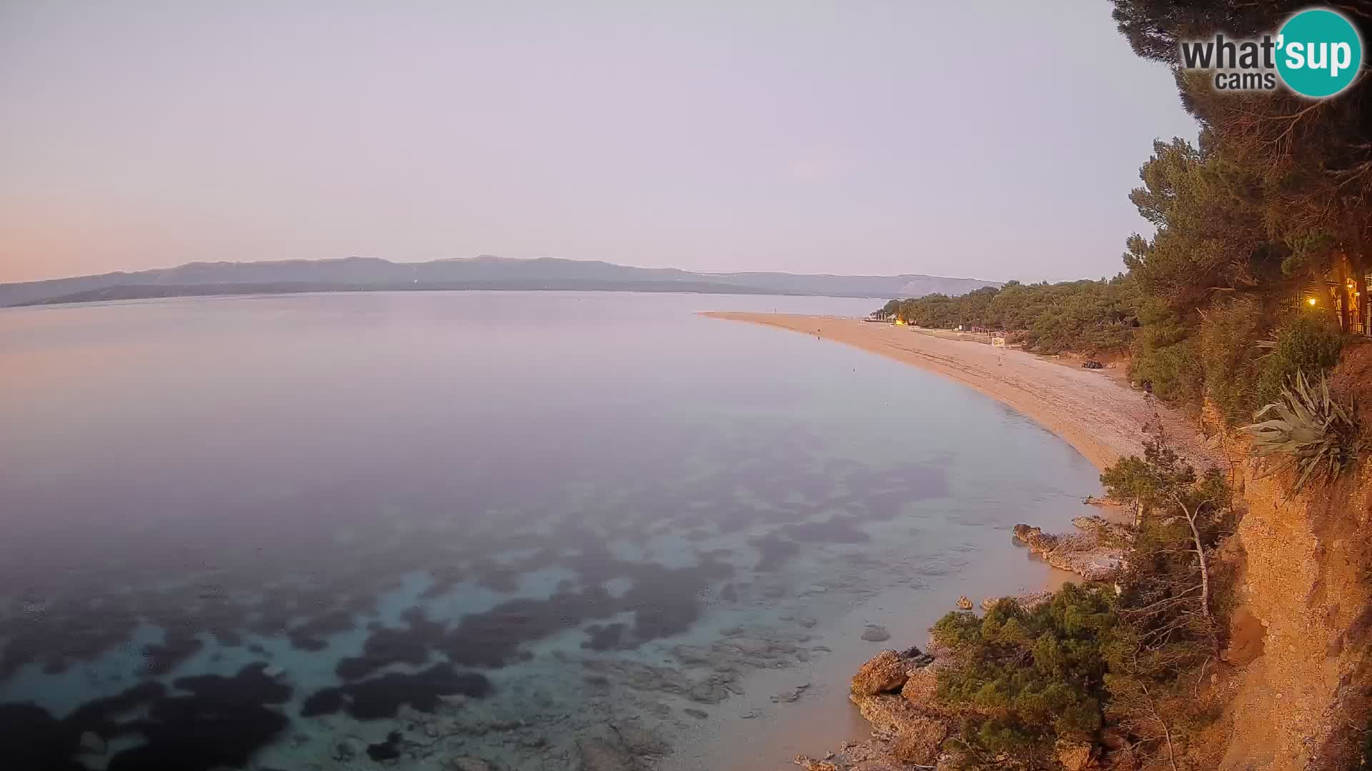 Webcam Zlatni Rat Bol – Liveblick vom berühmten Strand auf Brač