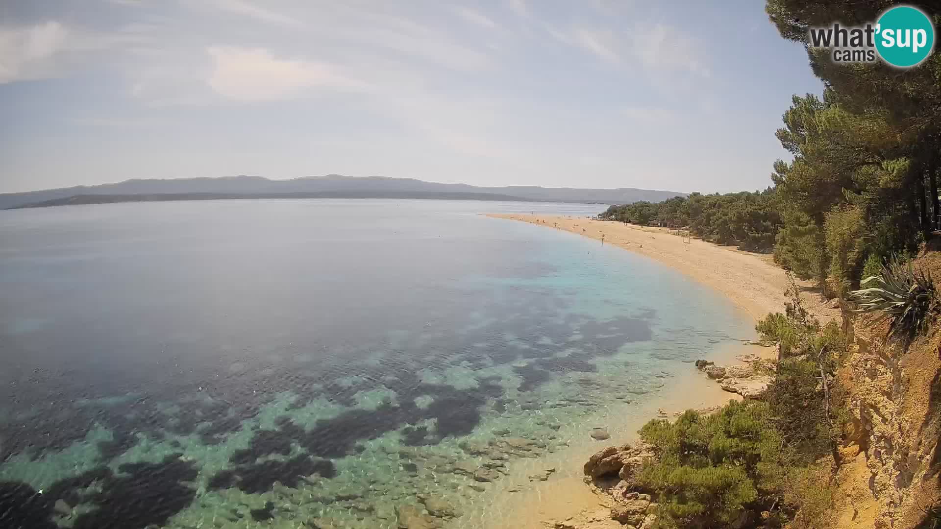 Webcam Bol Zlatni Rat – Vue en direct depuis l’île de Brač