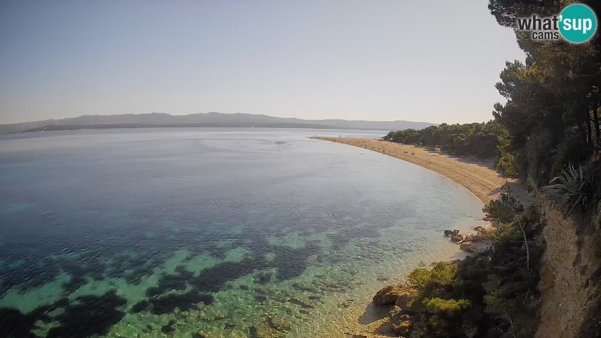 Webcam Bol Zlatni Rat – Vue en direct depuis l’île de Brač