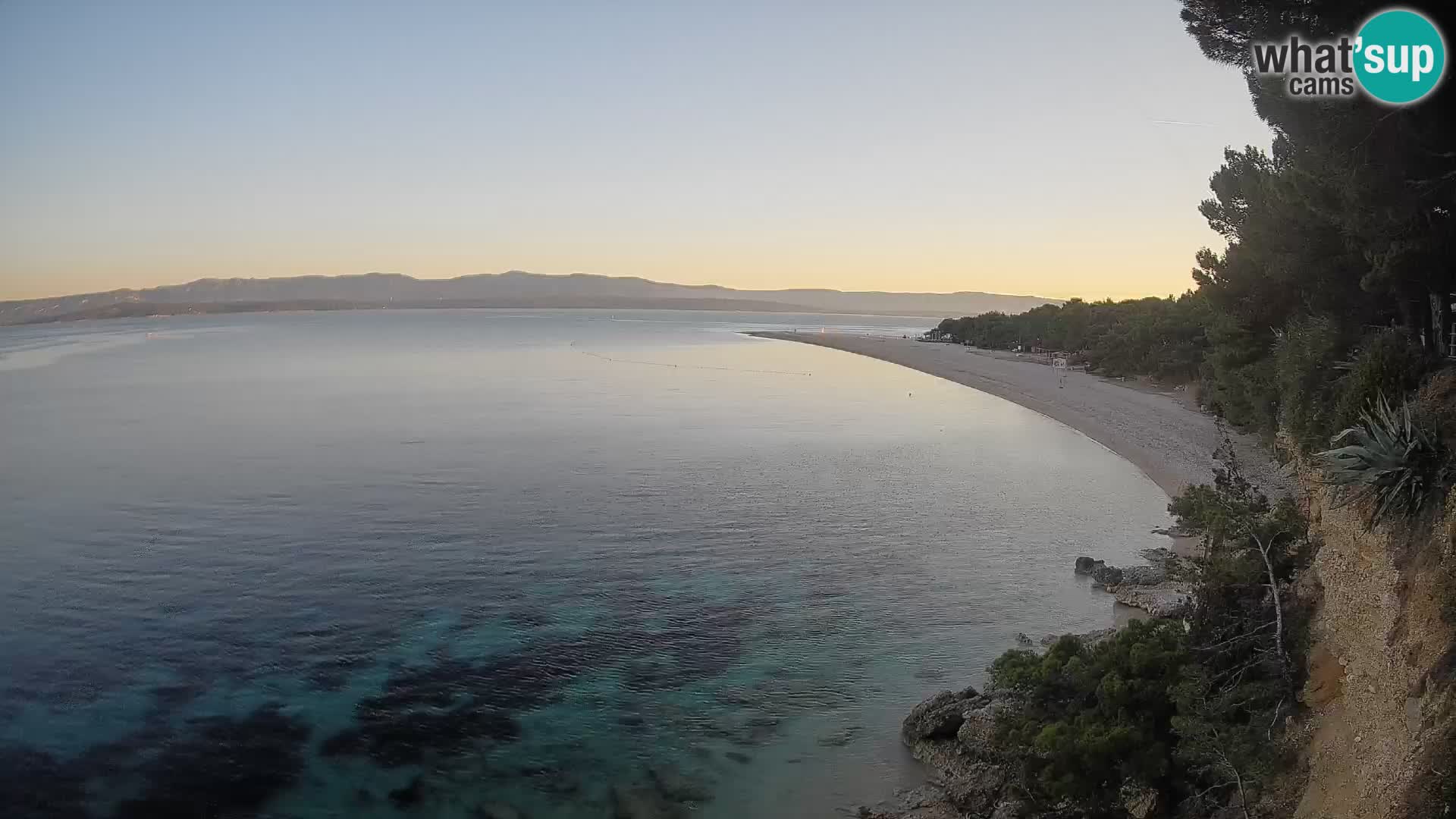 Webcam Zlatni Rat Bol – Liveblick vom berühmten Strand auf Brač