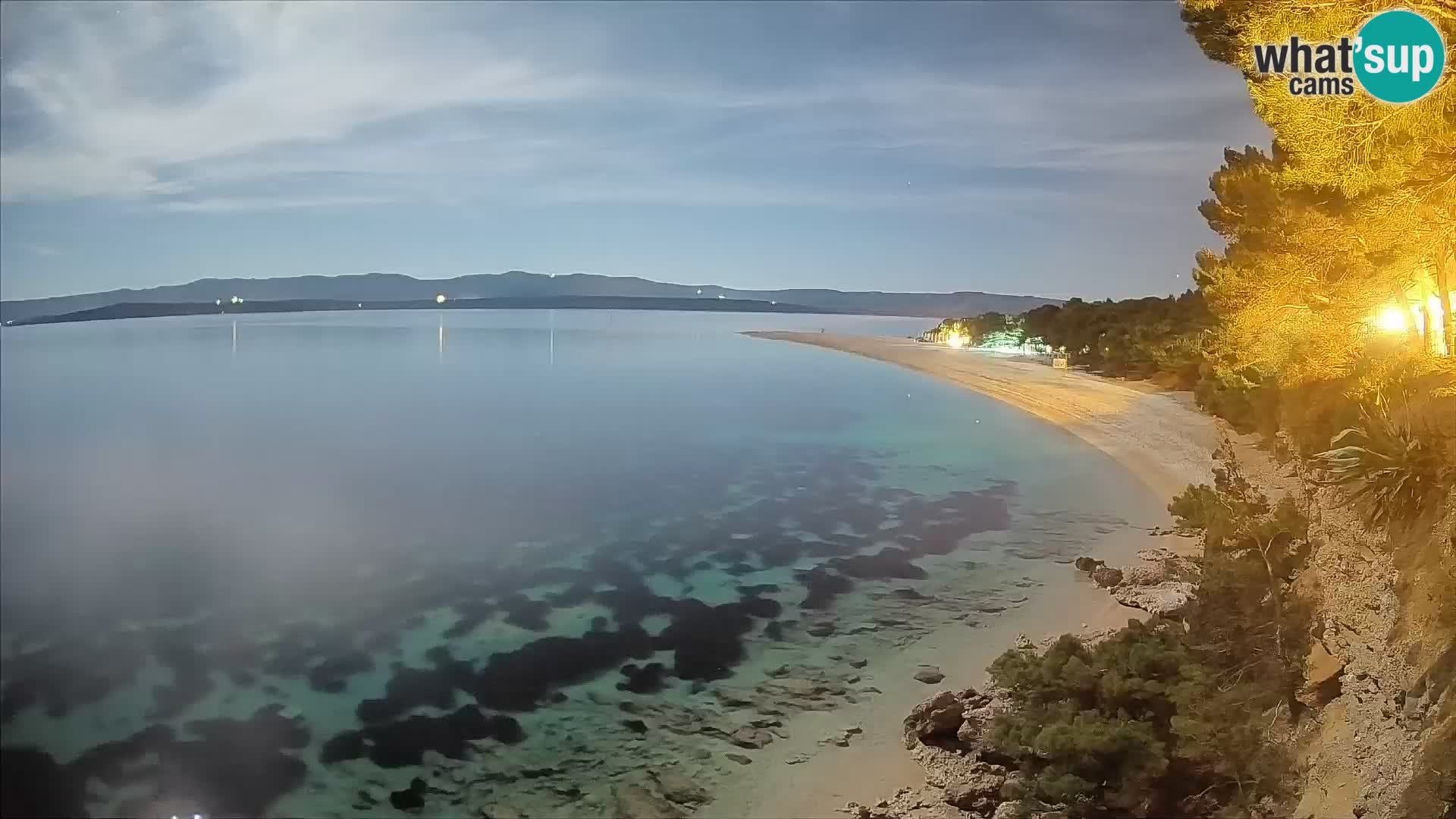 Webcam Bol Zlatni Rat – Vista en vivo desde la isla de Brač