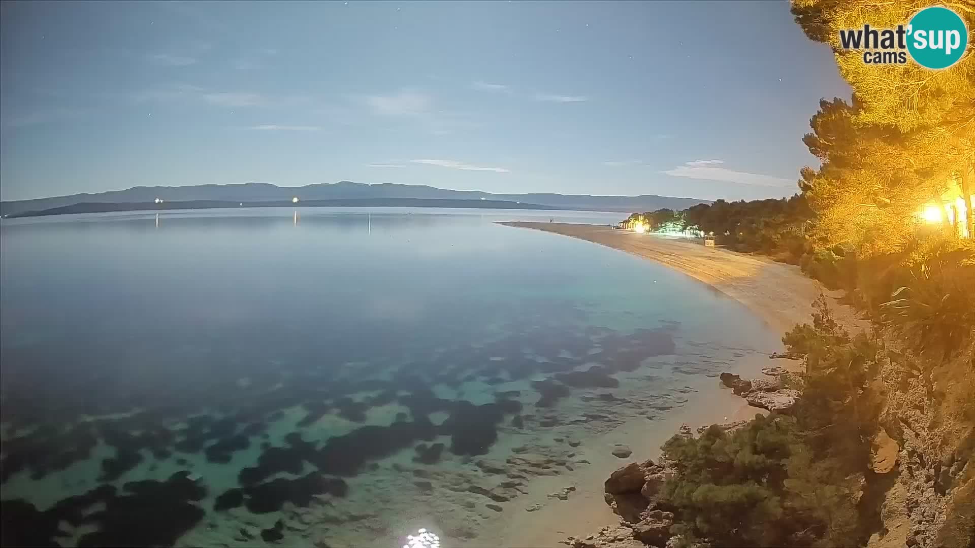 Webcam Zlatni Rat Bol – Liveblick vom berühmten Strand auf Brač