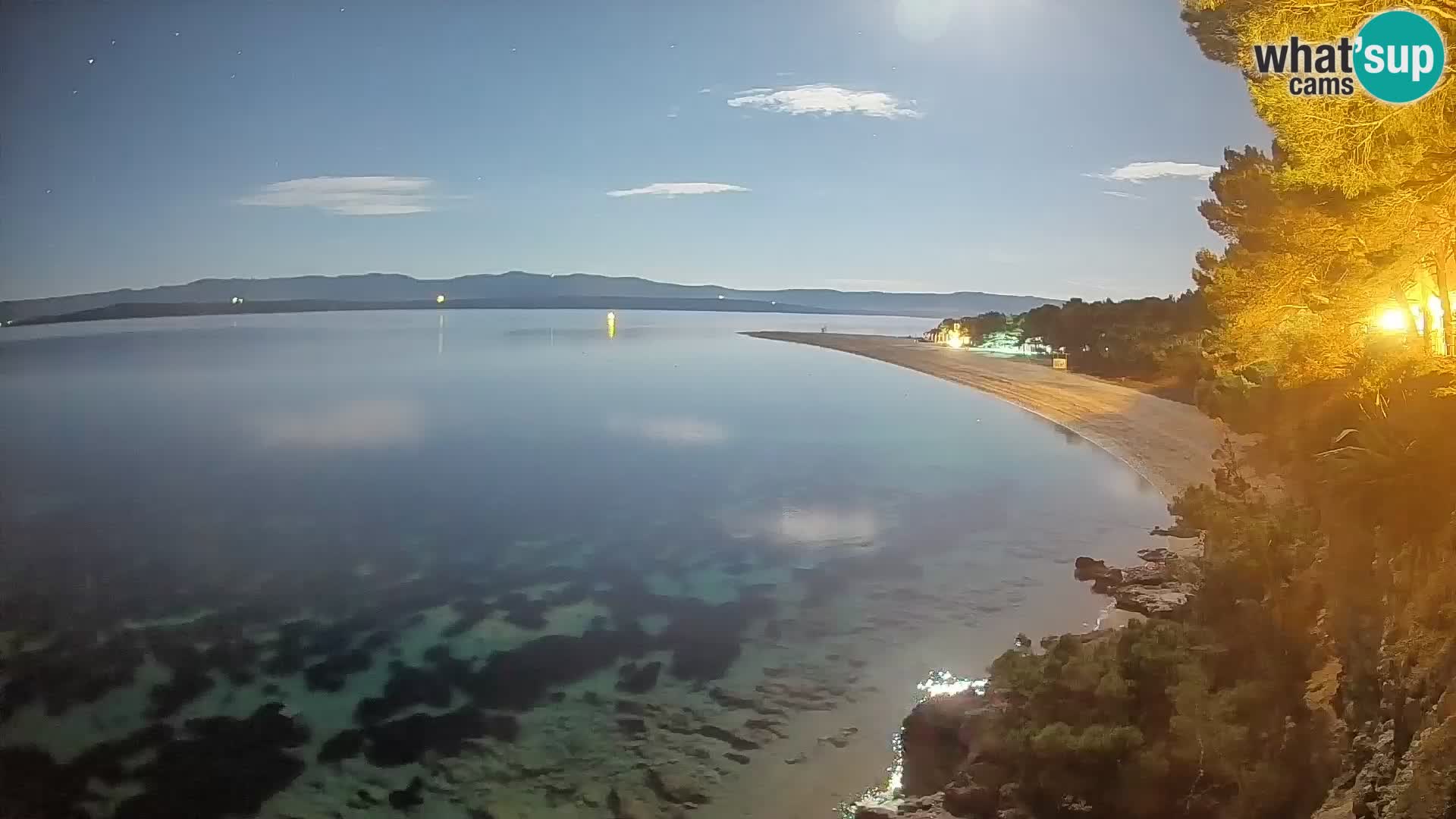 Webcam Zlatni Rat Bol – Liveblick vom berühmten Strand auf Brač