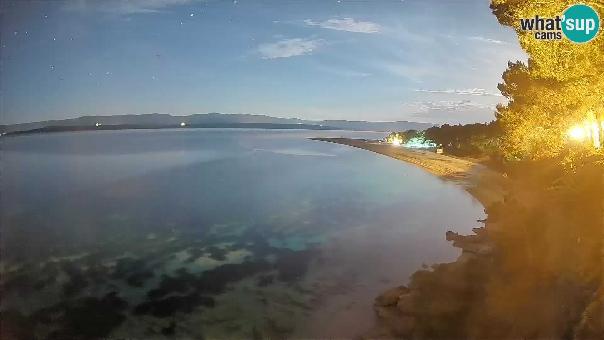 Webcam Bol Zlatni Rat – Vista en vivo desde la isla de Brač