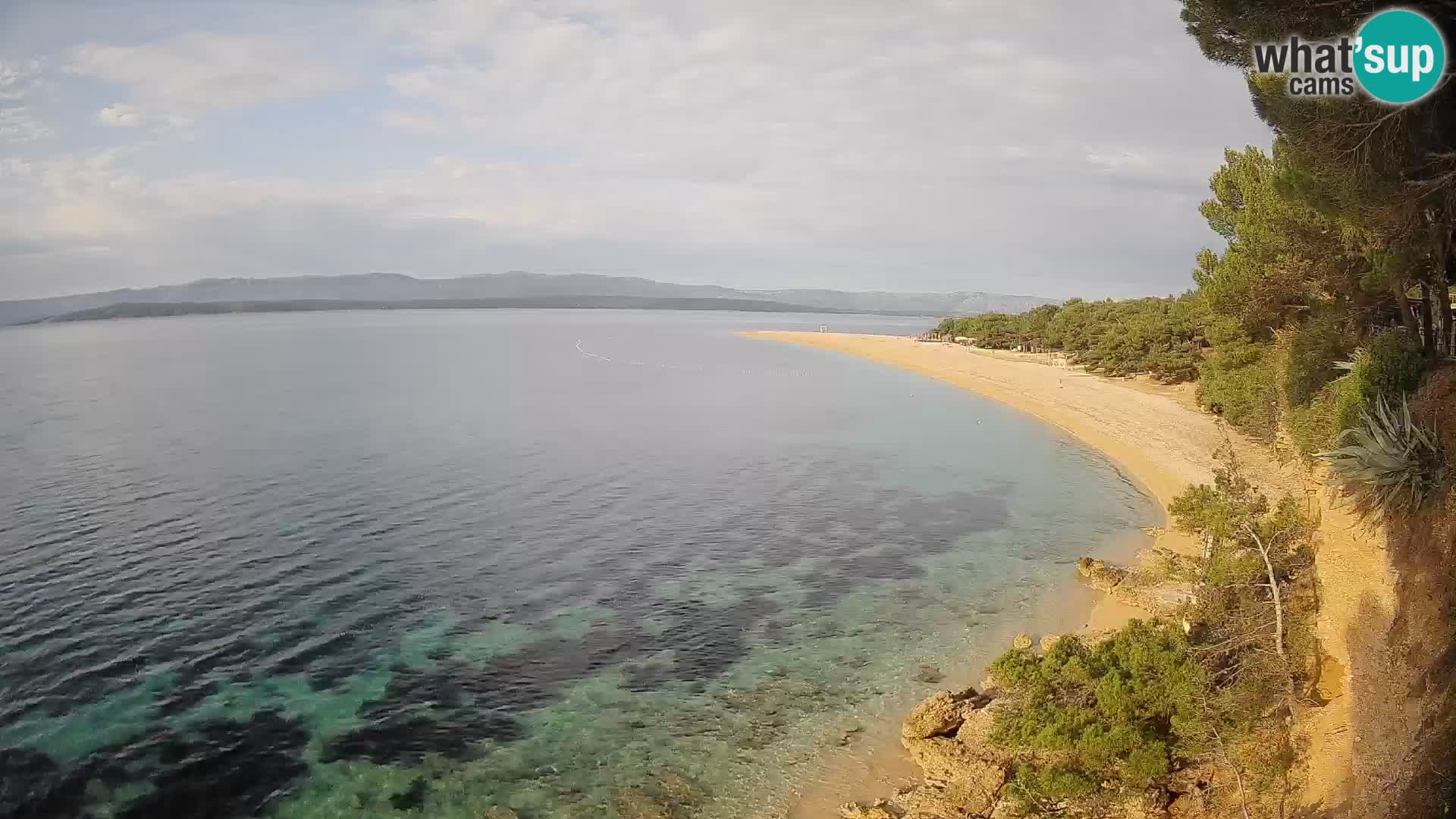 Web kamera Bol Zlatni Rat – Pogled uživo s otoka Brača