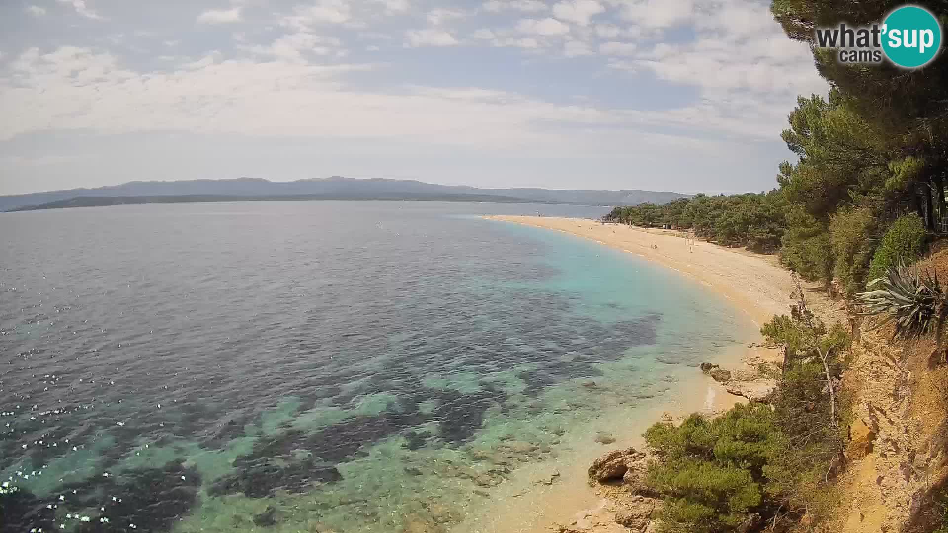 Webcam Bol Zlatni Rat – Vue en direct depuis l’île de Brač