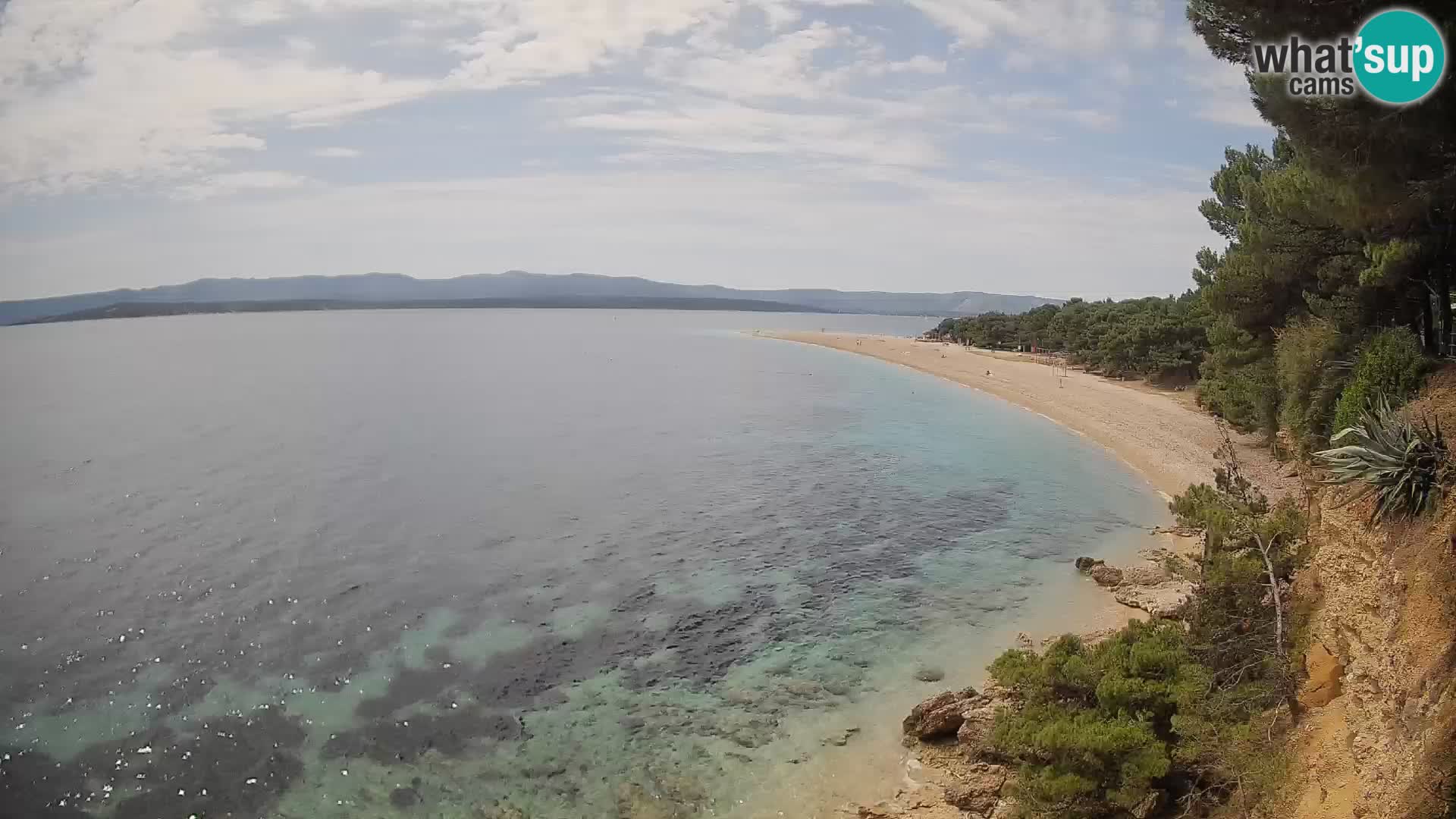 Web kamera Bol Zlatni Rat – Pogled uživo s otoka Brača