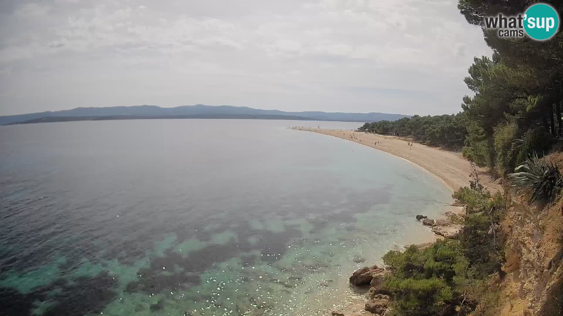 Web kamera Bol Zlatni Rat – Pogled uživo s otoka Brača