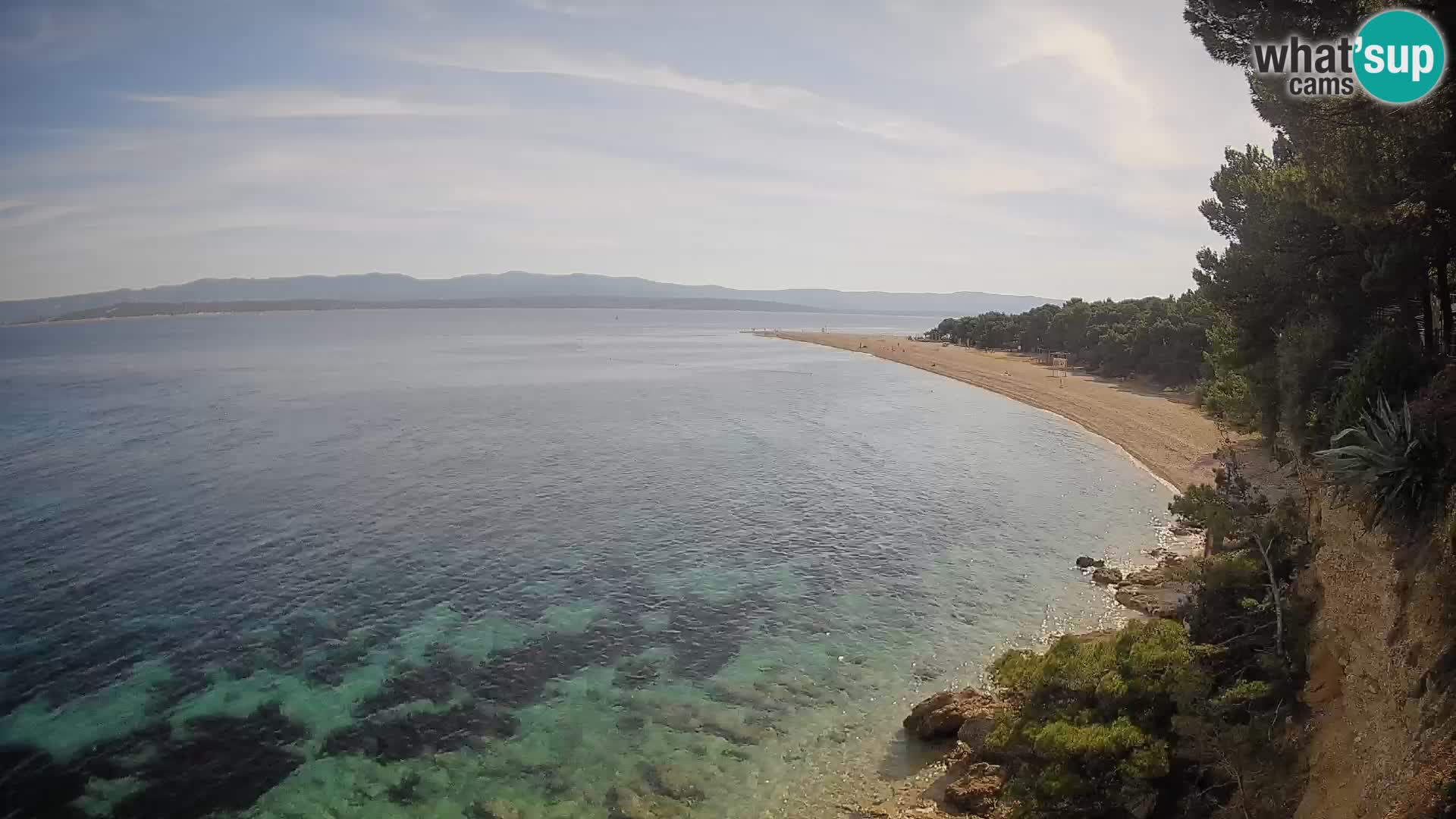 Webcam Bol Zlatni Rat – Vue en direct depuis l’île de Brač