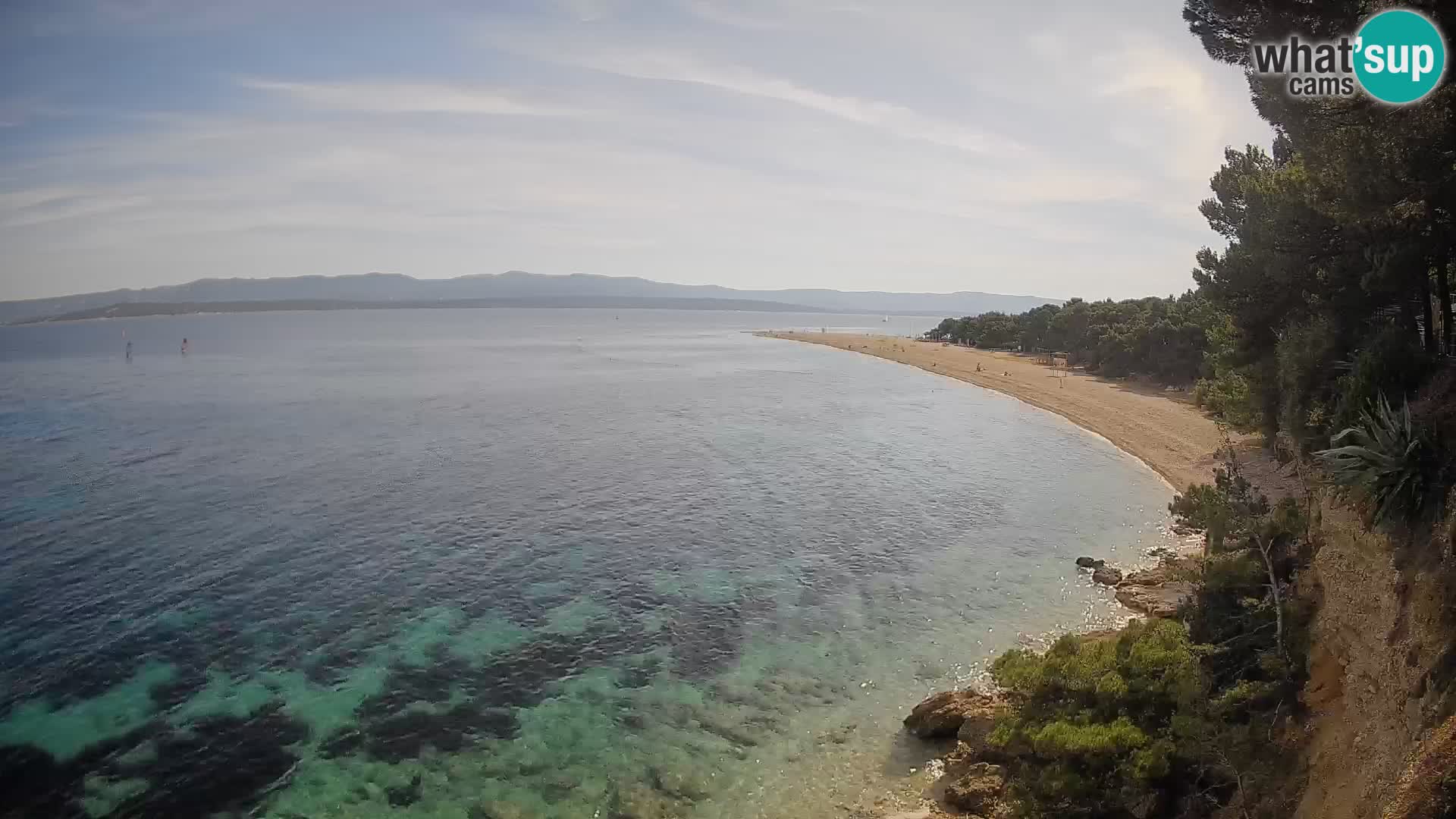 Webcam Bol Zlatni Rat – Vue en direct depuis l’île de Brač