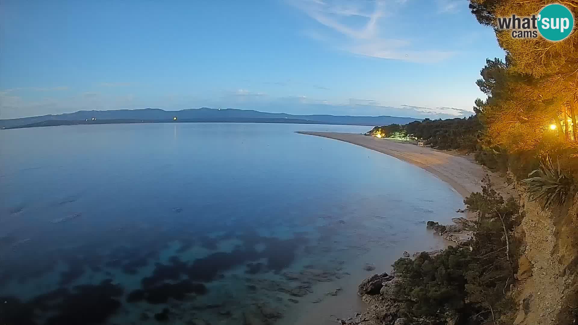 Webcam Zlatni Rat Bol – Liveblick vom berühmten Strand auf Brač