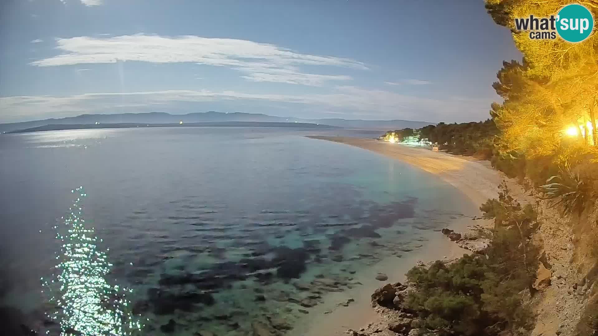 Webcam Bol Zlatni Rat – Vista en vivo desde la isla de Brač
