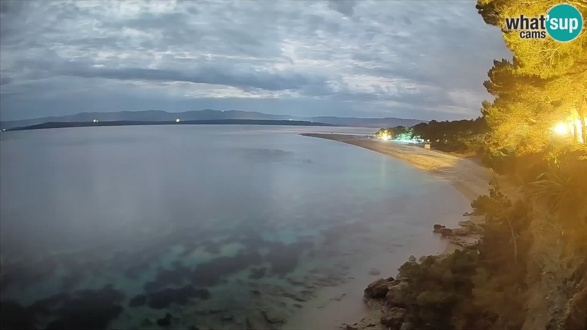 Webcam Bol Zlatni Rat – Vista en vivo desde la isla de Brač